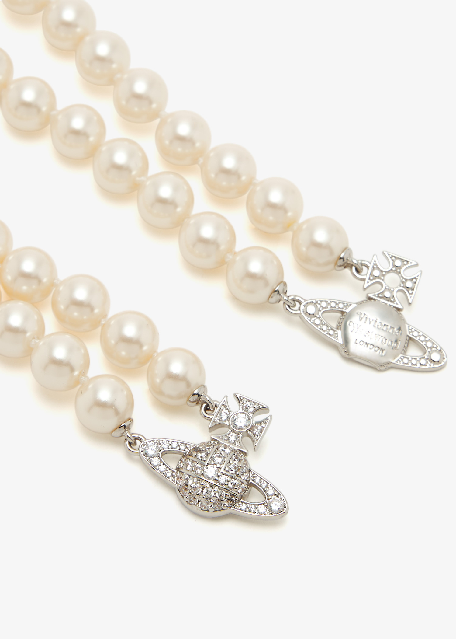 Vivienne Westwood Graziella Pearl choker for Women - White