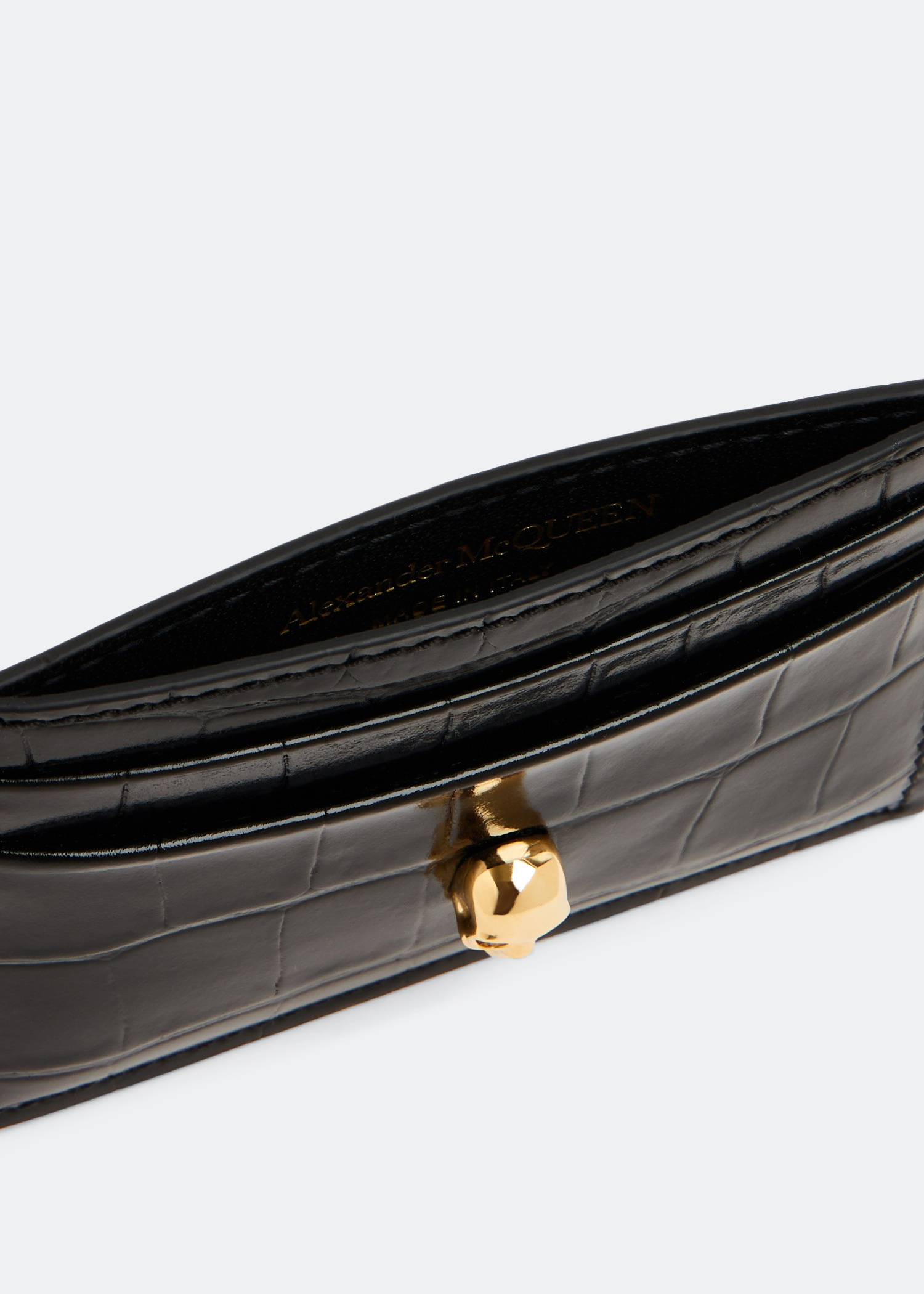 McQueen Skull card holder for Women - Black in Oman | Level