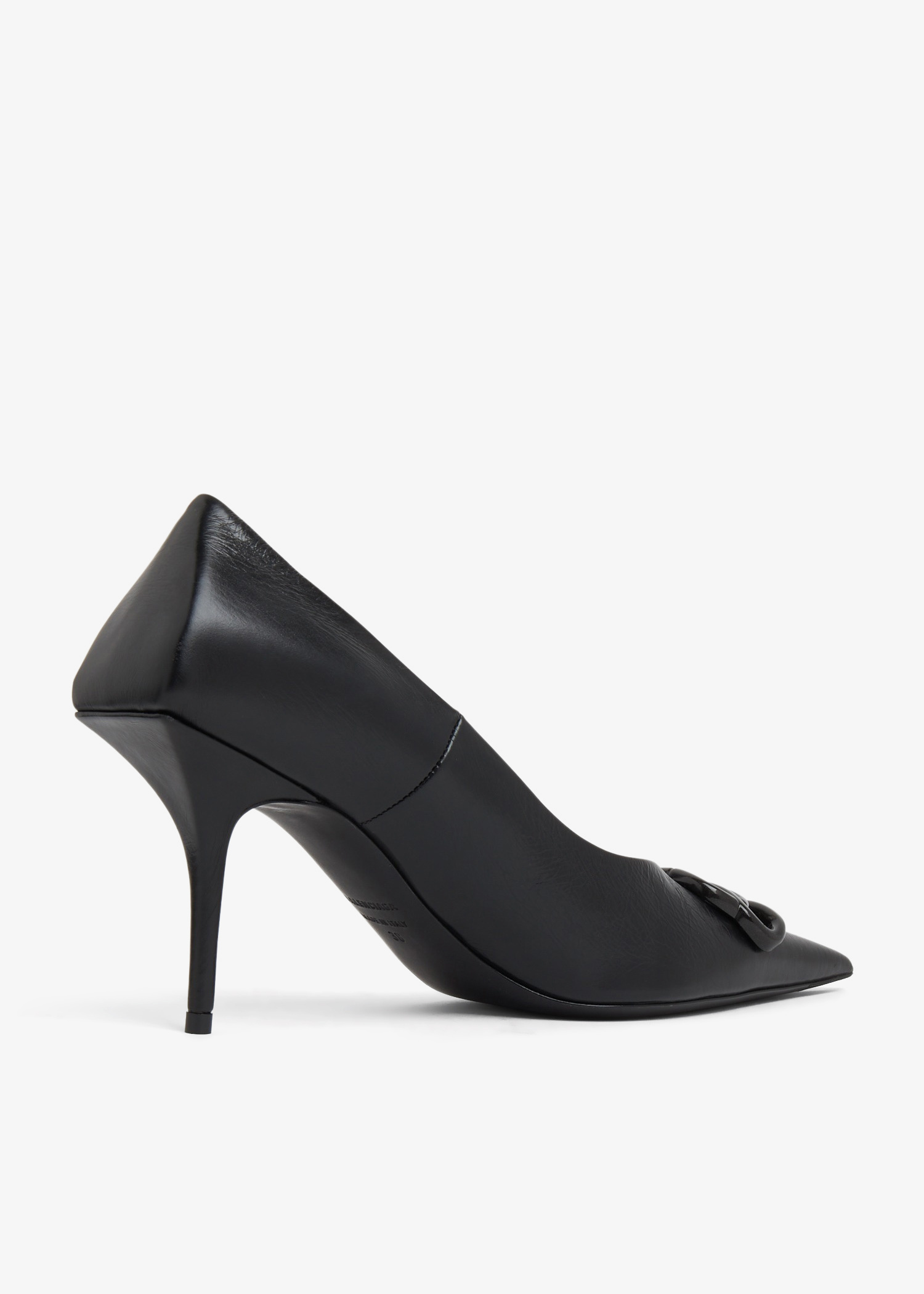 パンプス BALENCIAGA  Balenciaga Pumps Women Velvet Black BALENCIAGA Knife velvet pumps | NET-A-PORTER