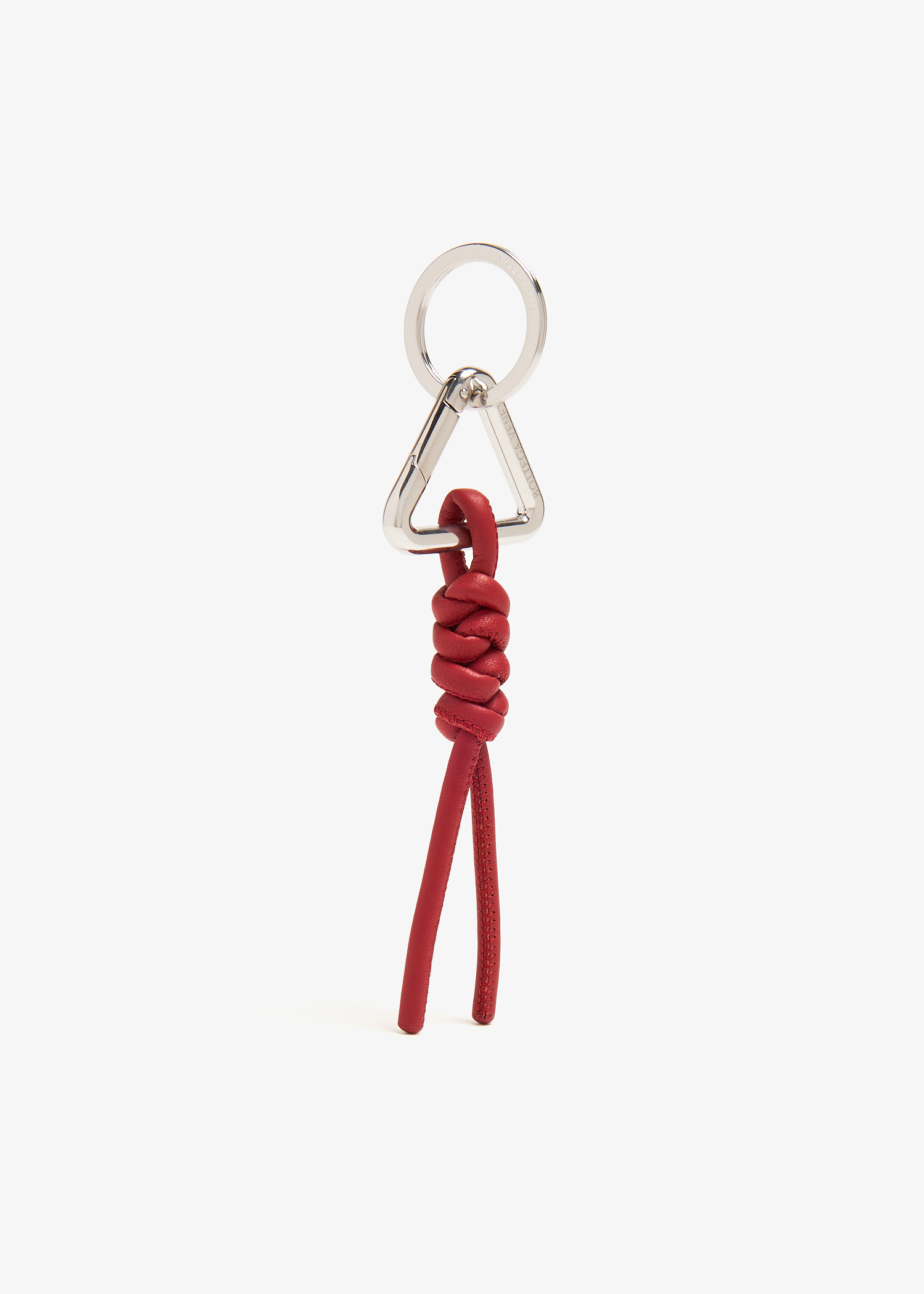 小物 BOTTEGA VENETA TRIANGLE KEY RING Bottega Veneta: Green Triangle Keychain | SSENSE