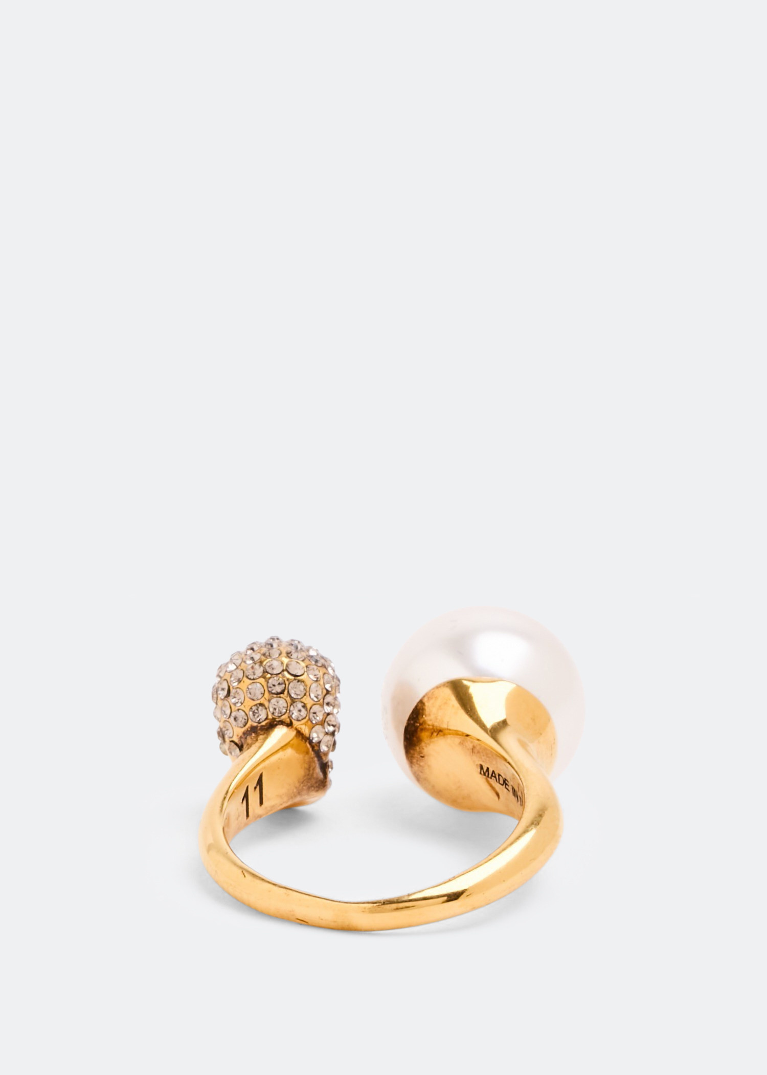 McQueen Skull ring for Women - Gold in Qatar | Level Shoes