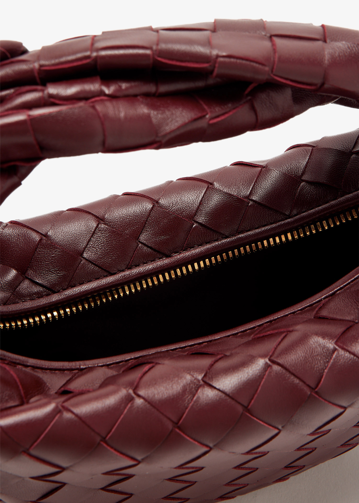 Bottega Veneta Mini Jodie bag for Women - Burgundy in UAE