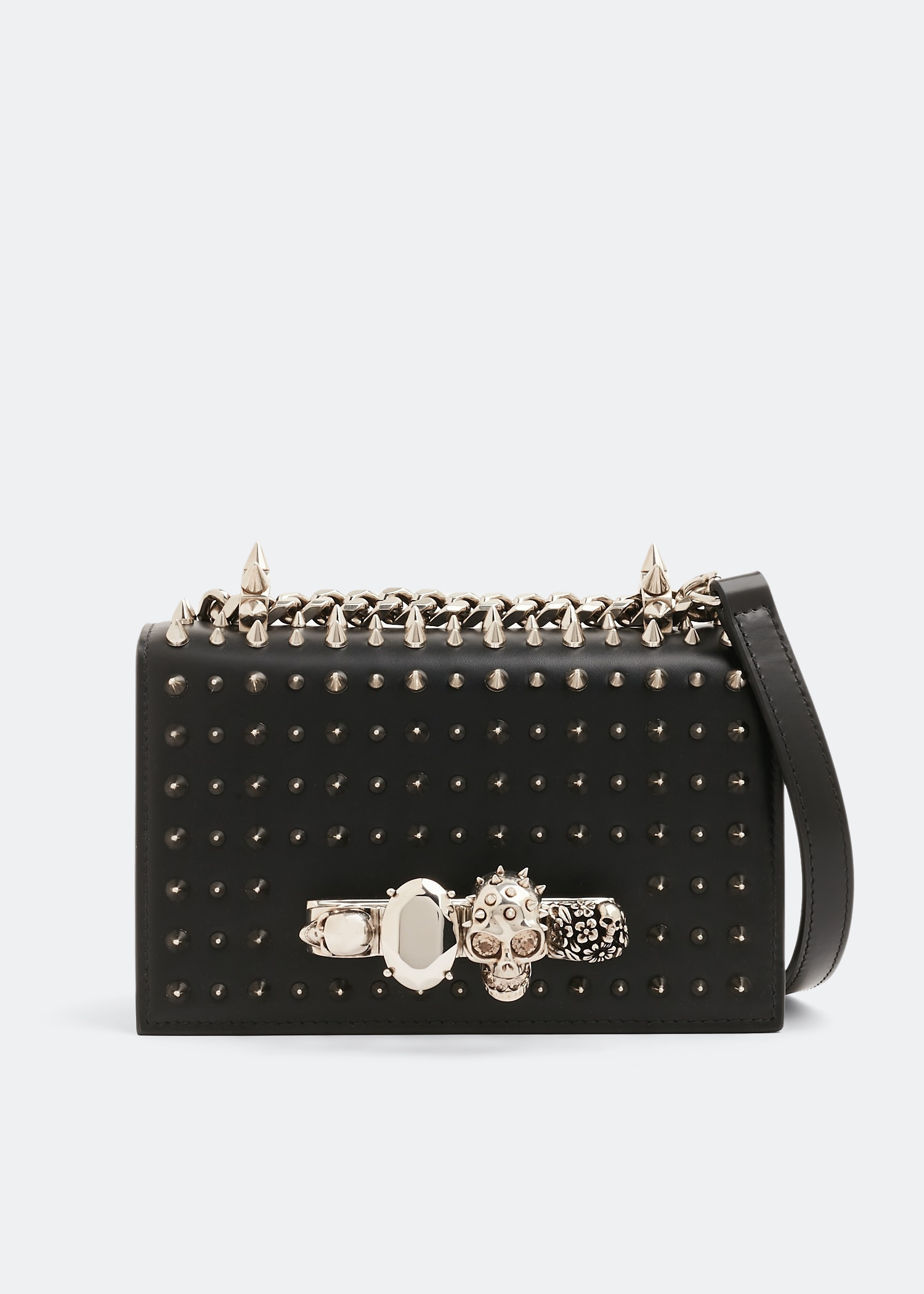McQueen Mini jewelled satchel for Women - Black in UAE