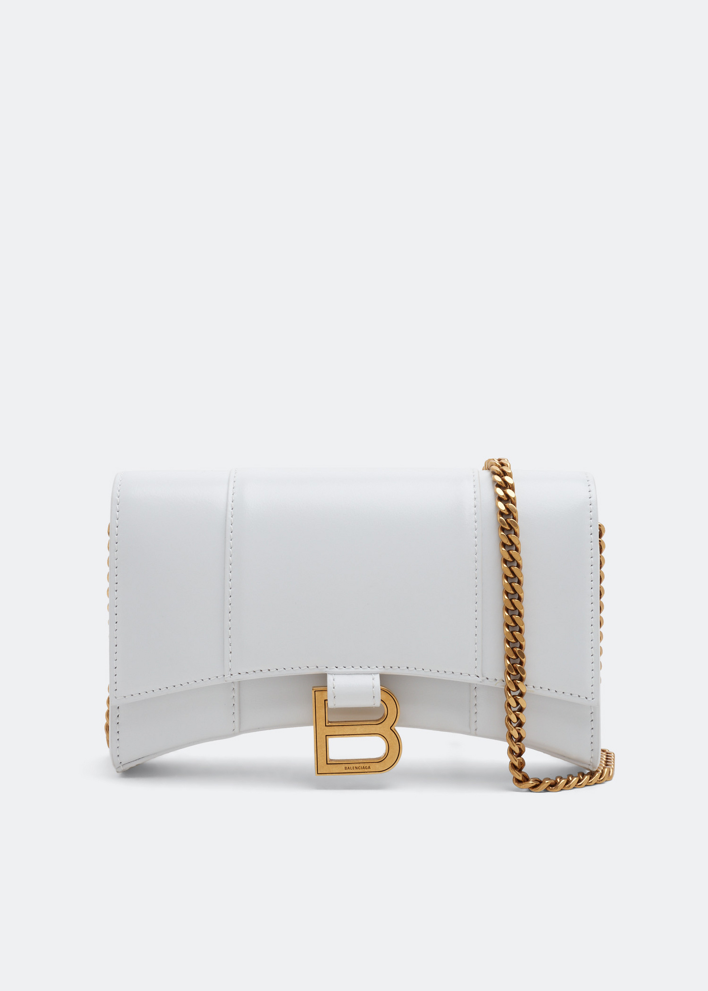 Balenciaga Hourglass chain wallet for Women - White in UAE
