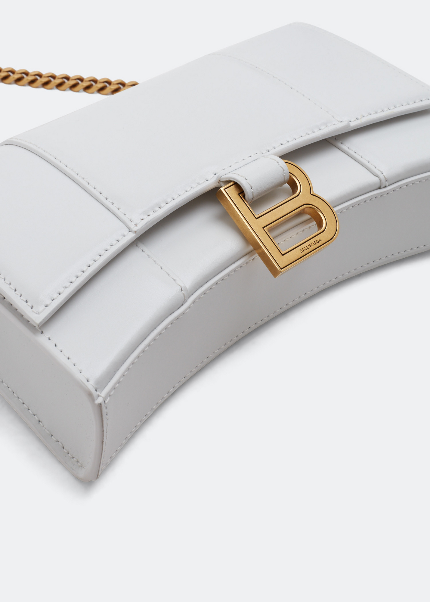 Balenciaga Hourglass chain wallet for Women - White in UAE