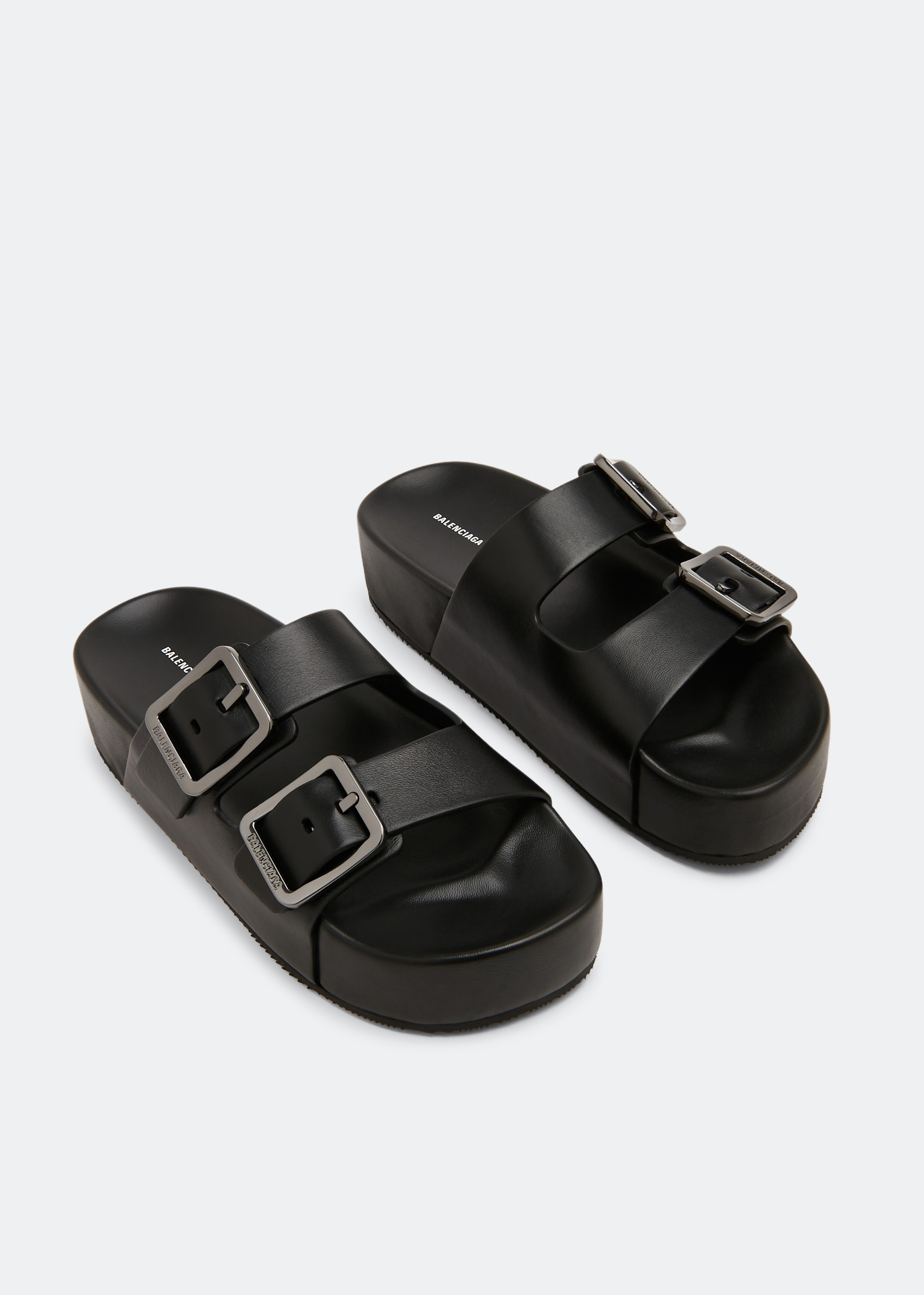 Balenciaga Mallorca platform sandals for Women - Black in