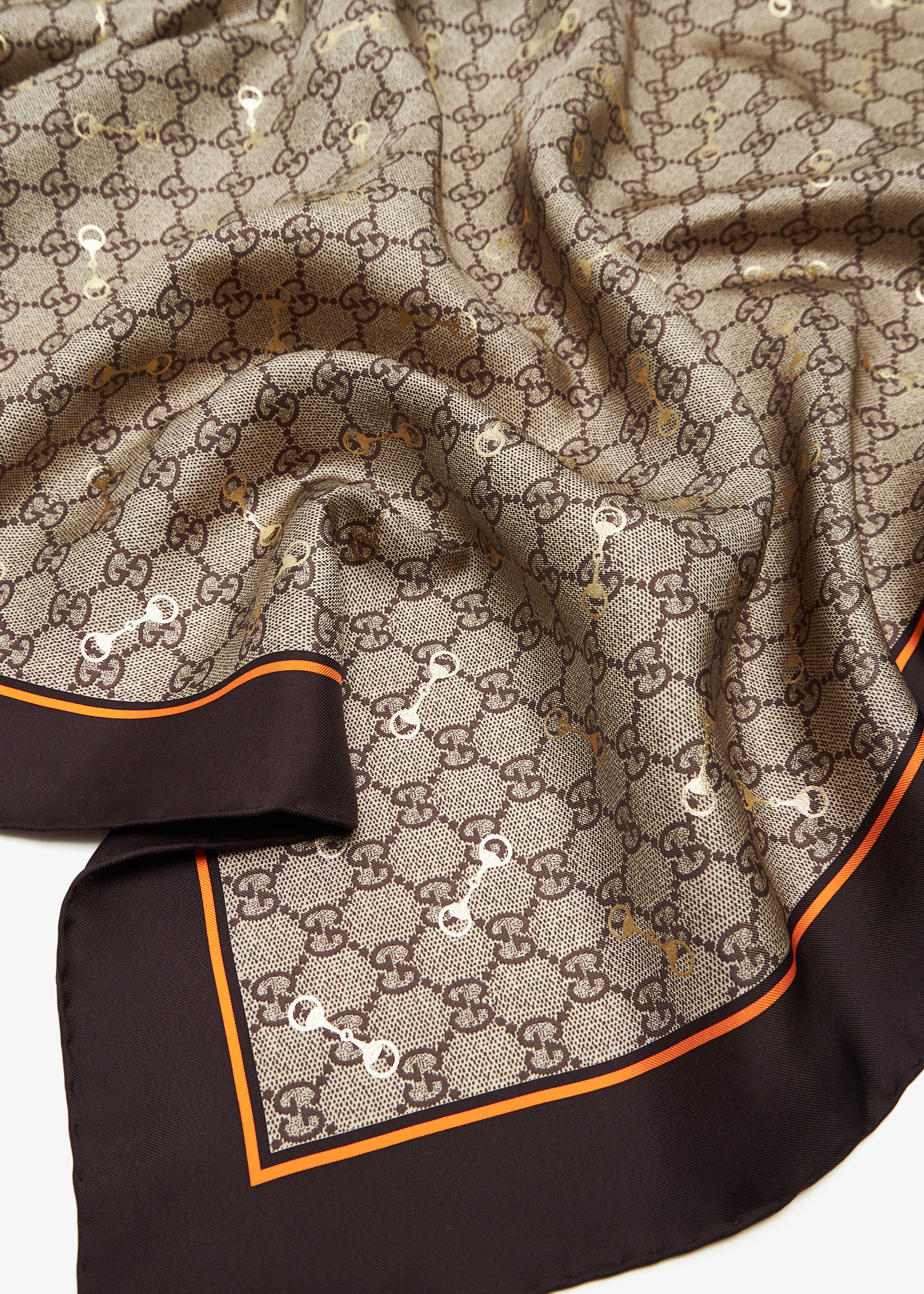 【GUCCI】GG PRINT WITH HORSEBITS MODAL SHAWL◆6625773GA40 W) Gucci GG Print with Horsebits Modal Shawl Beige Ebony | eBay