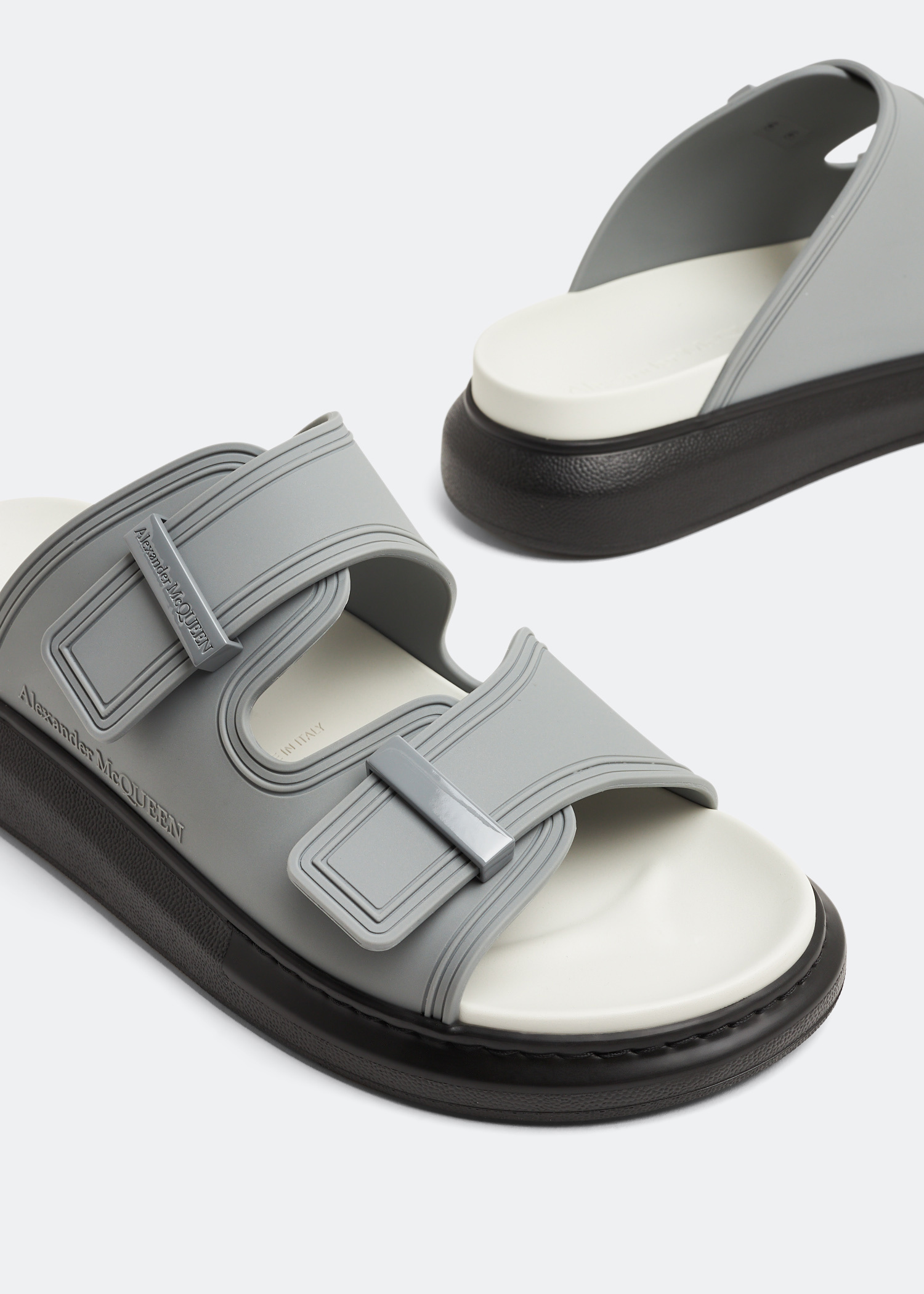 McQueen Hybrid sandals for Men - Grey in Qatar | Level Shoes