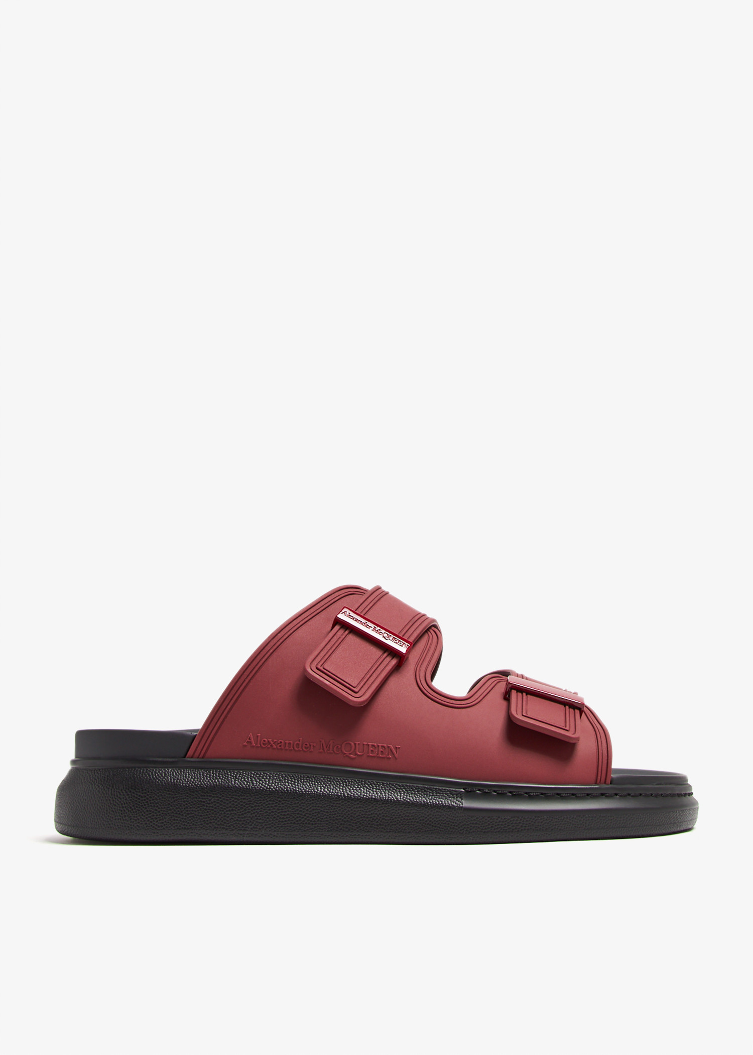 サンダル Alexander McQueen 663563 W4Q56 HYBRID Sandals Men's Hybrid Slide in Blue | McQueen US