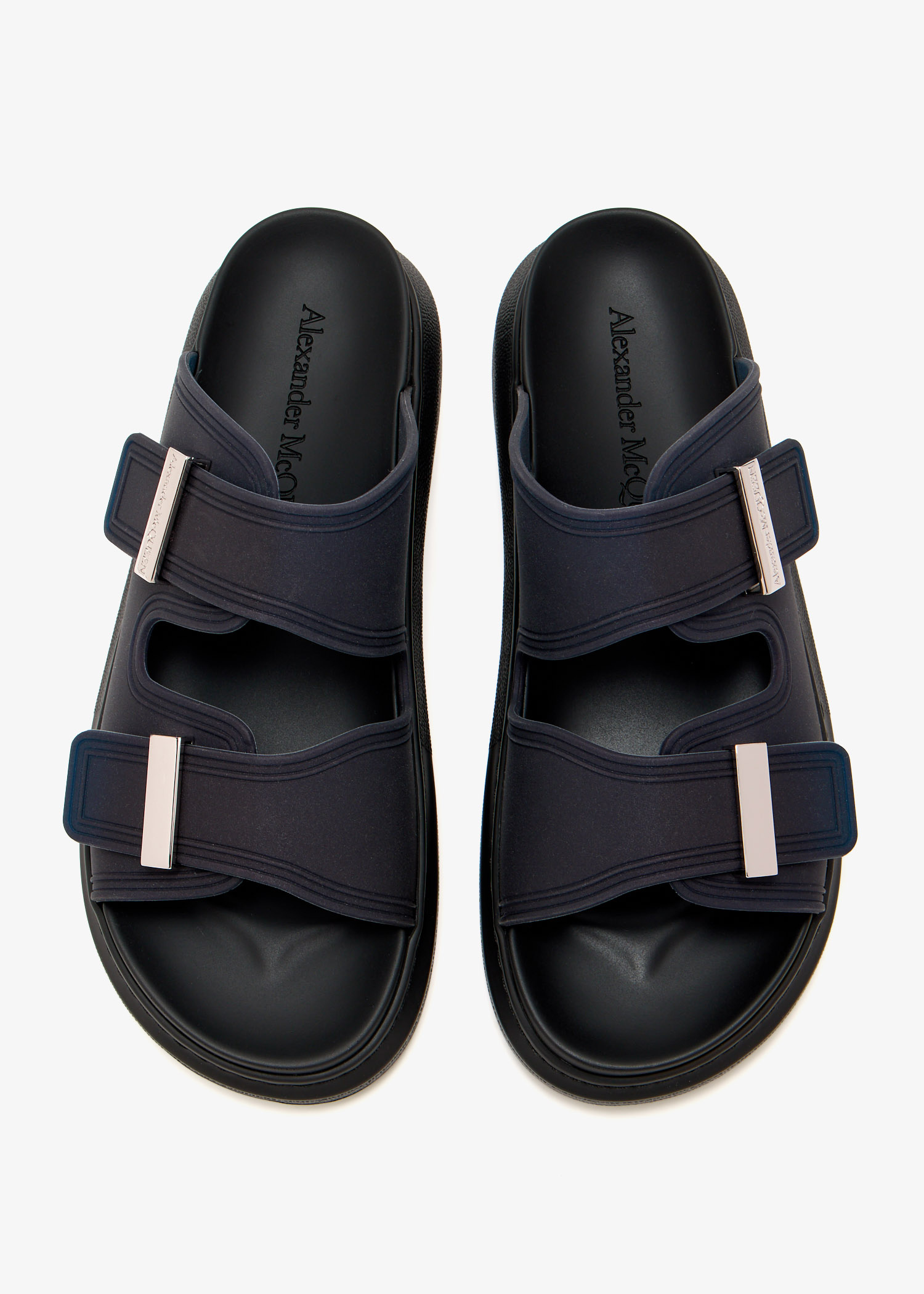 サンダル・ミュール MCQUEEN 'Rubber' sandals Rubber slides in white - Mc Queen | Mytheresa