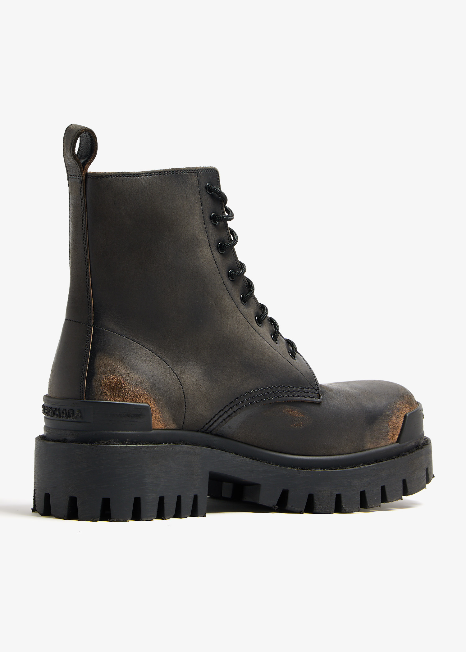 Balenciaga Strike lace-up boots for Men - Brown in KSA