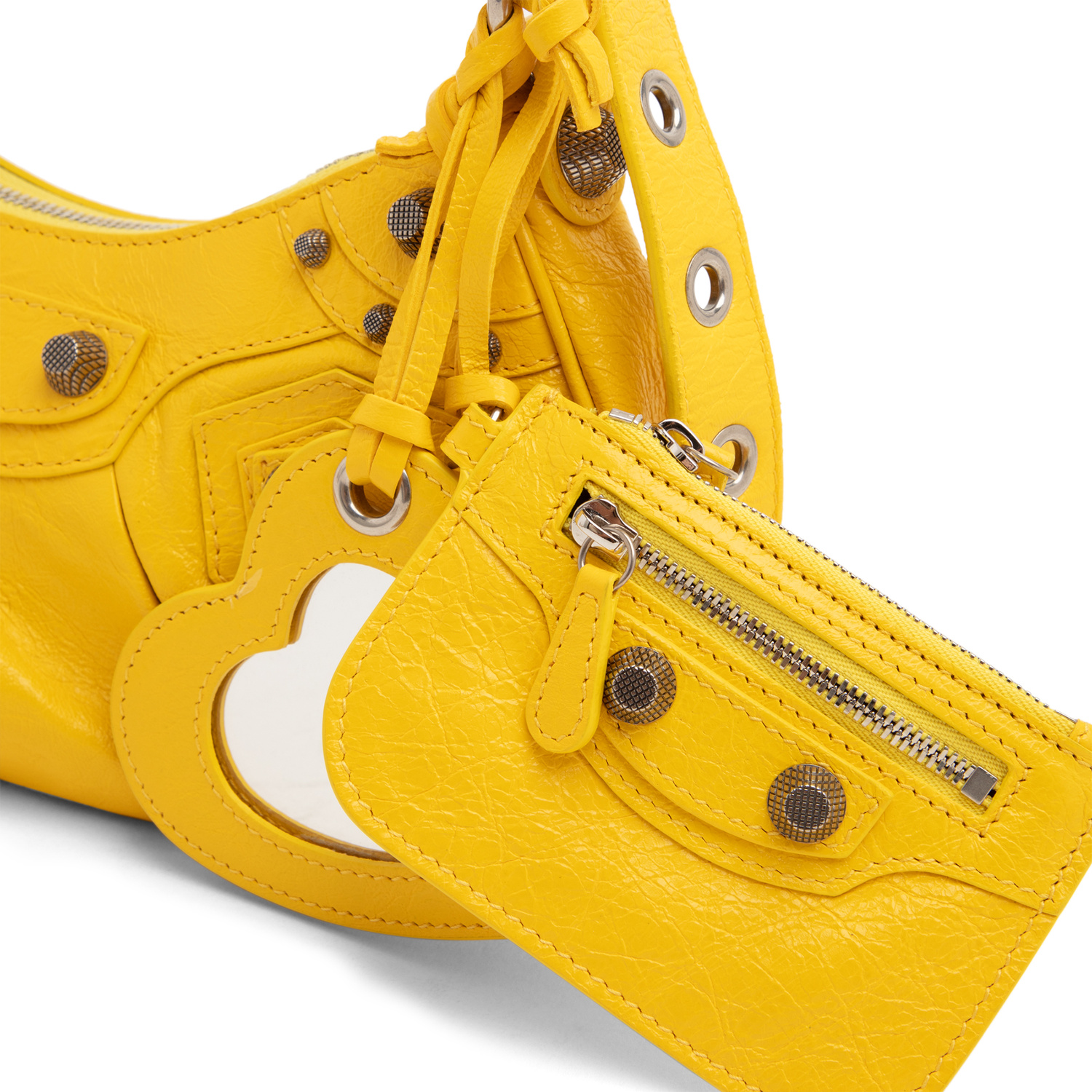 Balenciaga Le Cagole XS shoulder bag for Women - Yellow in