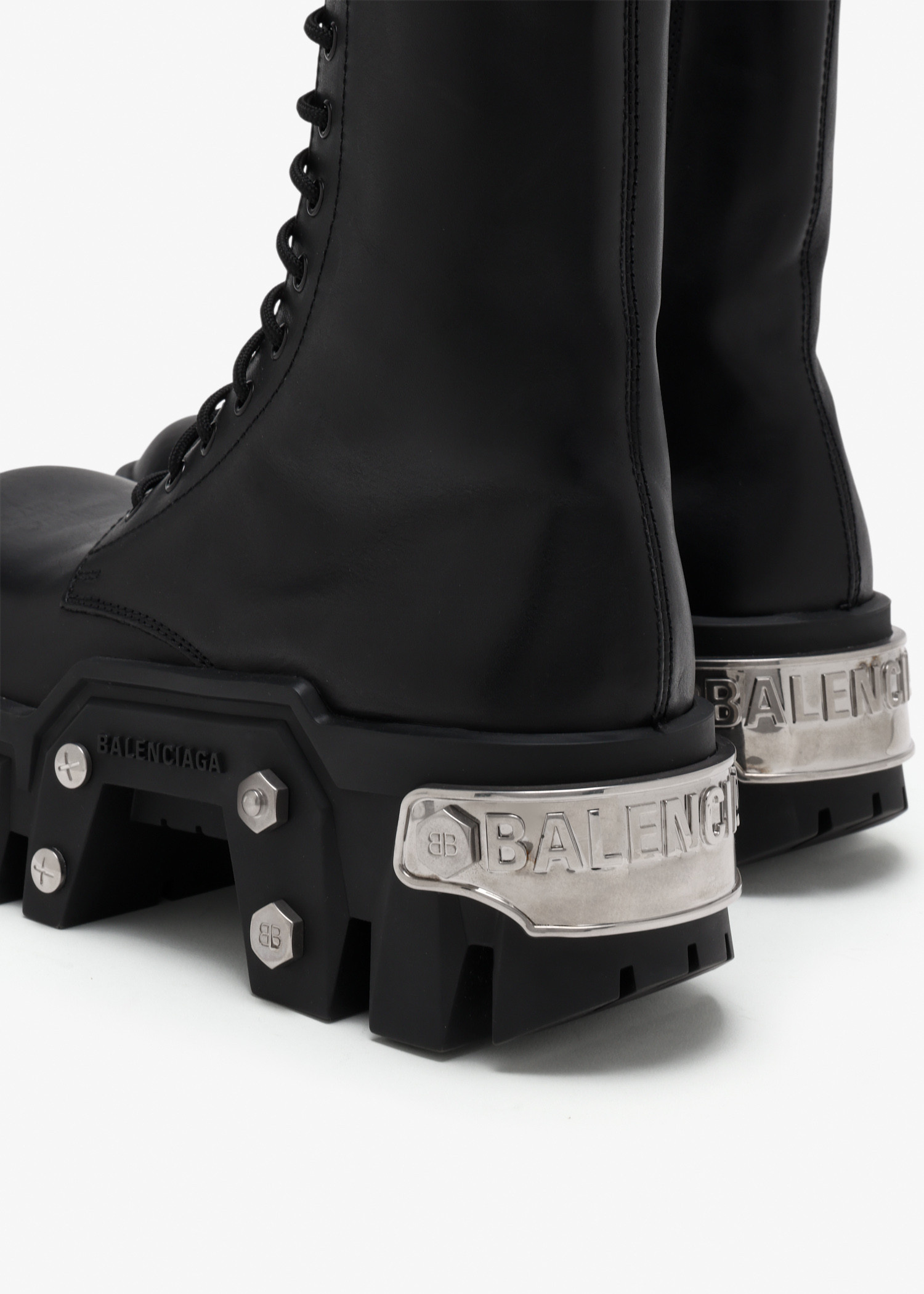 Balenciaga Bulldozer lace-up boots for Women - Black in UAE