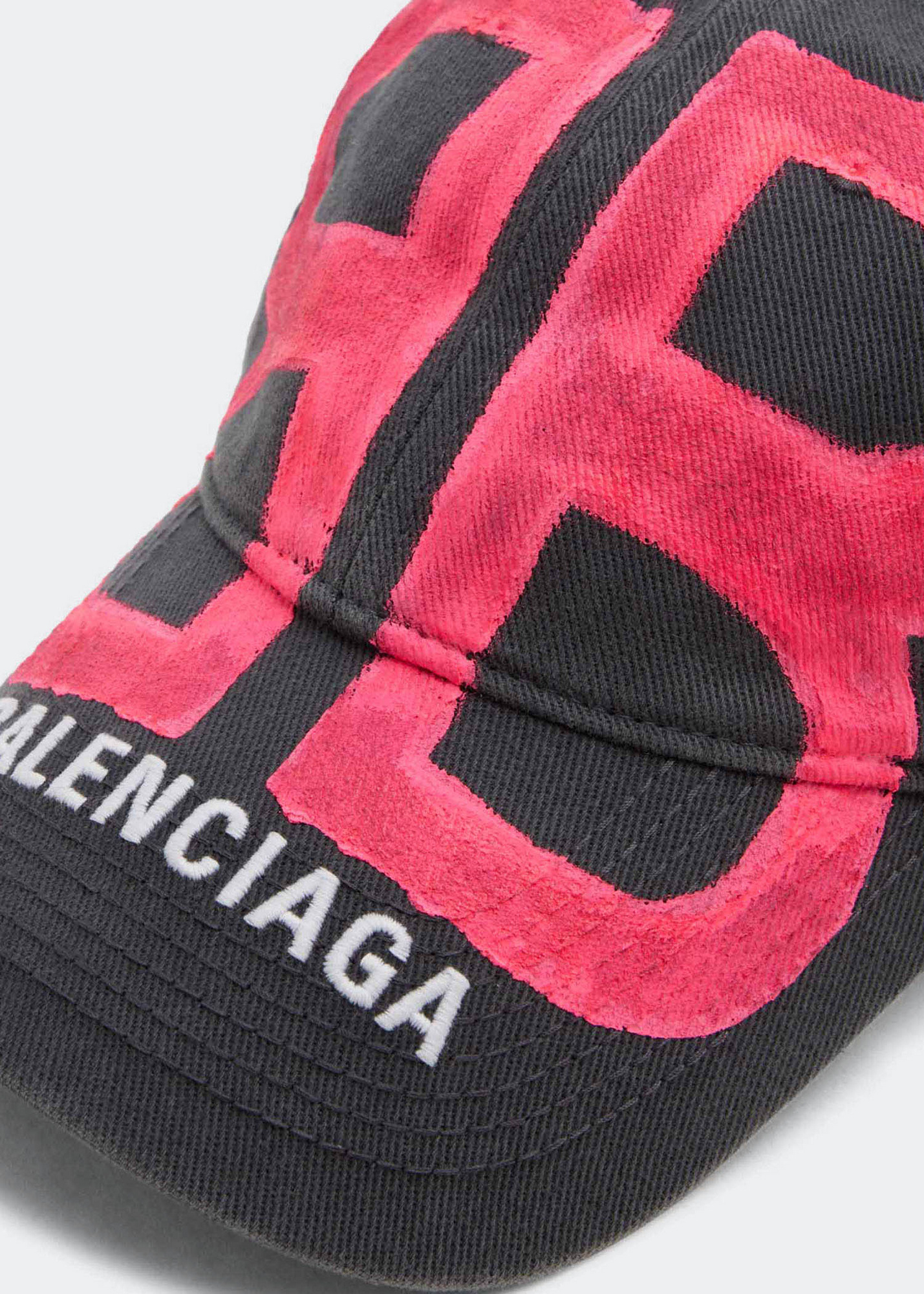 Balenciaga BB sprayed cap for Men - Red in USA | Level Shoes