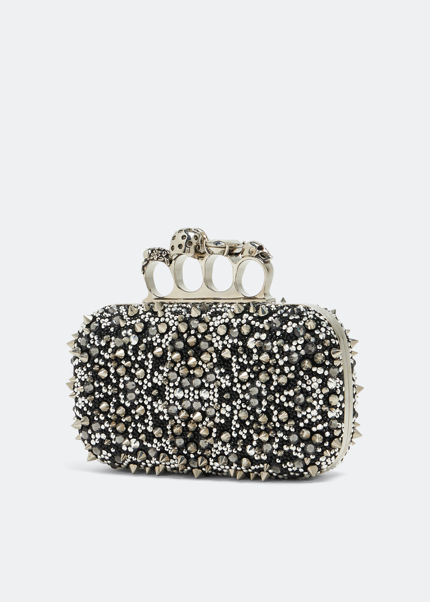 クラッチバッグ alexander mcqueen 6762561BLDT Clutches Women's Knuckle Clutch in Black | Alexander McQueen US