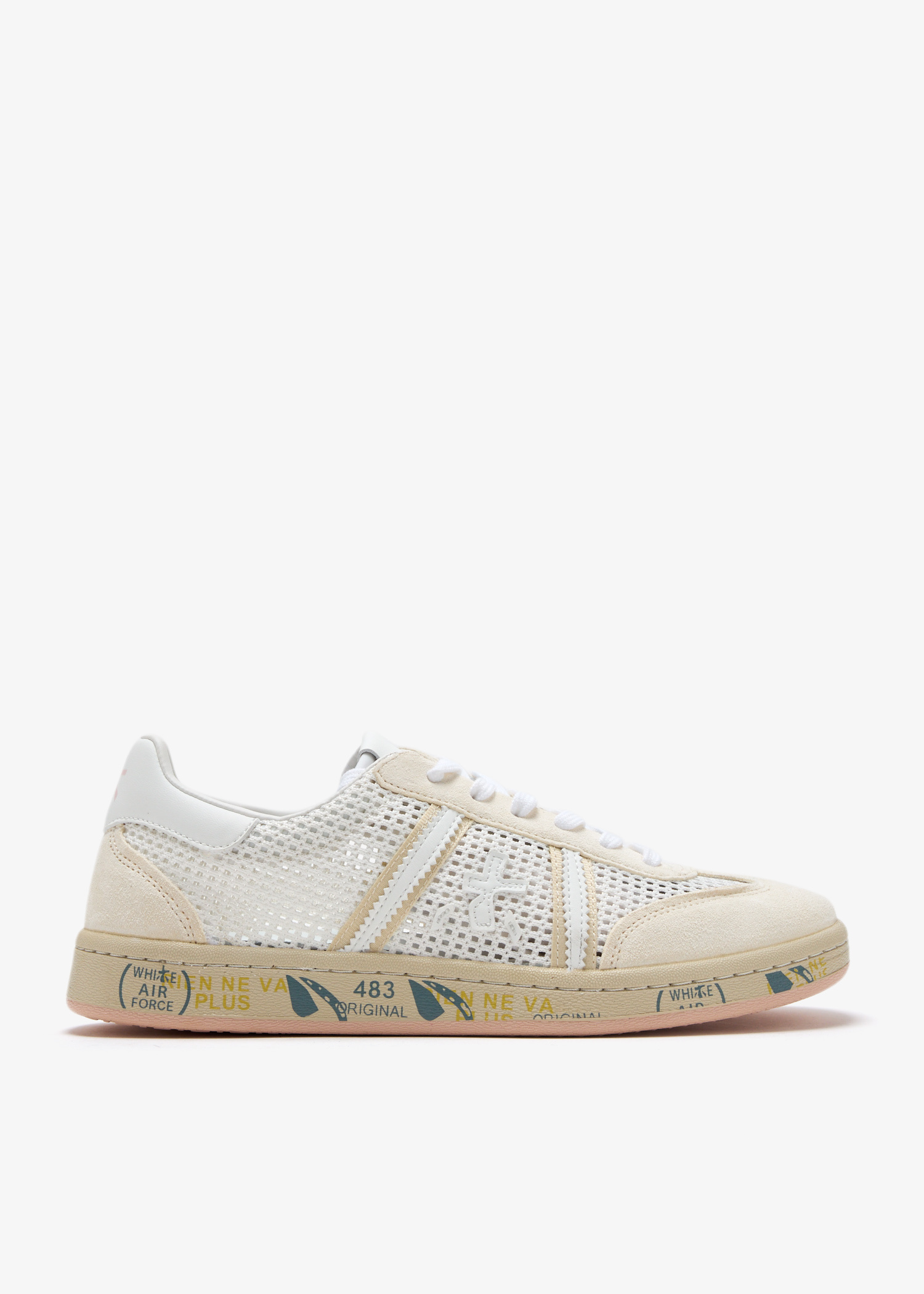 Premiata Bonnied sneakers for Women - Cream in USA | Level Shoes