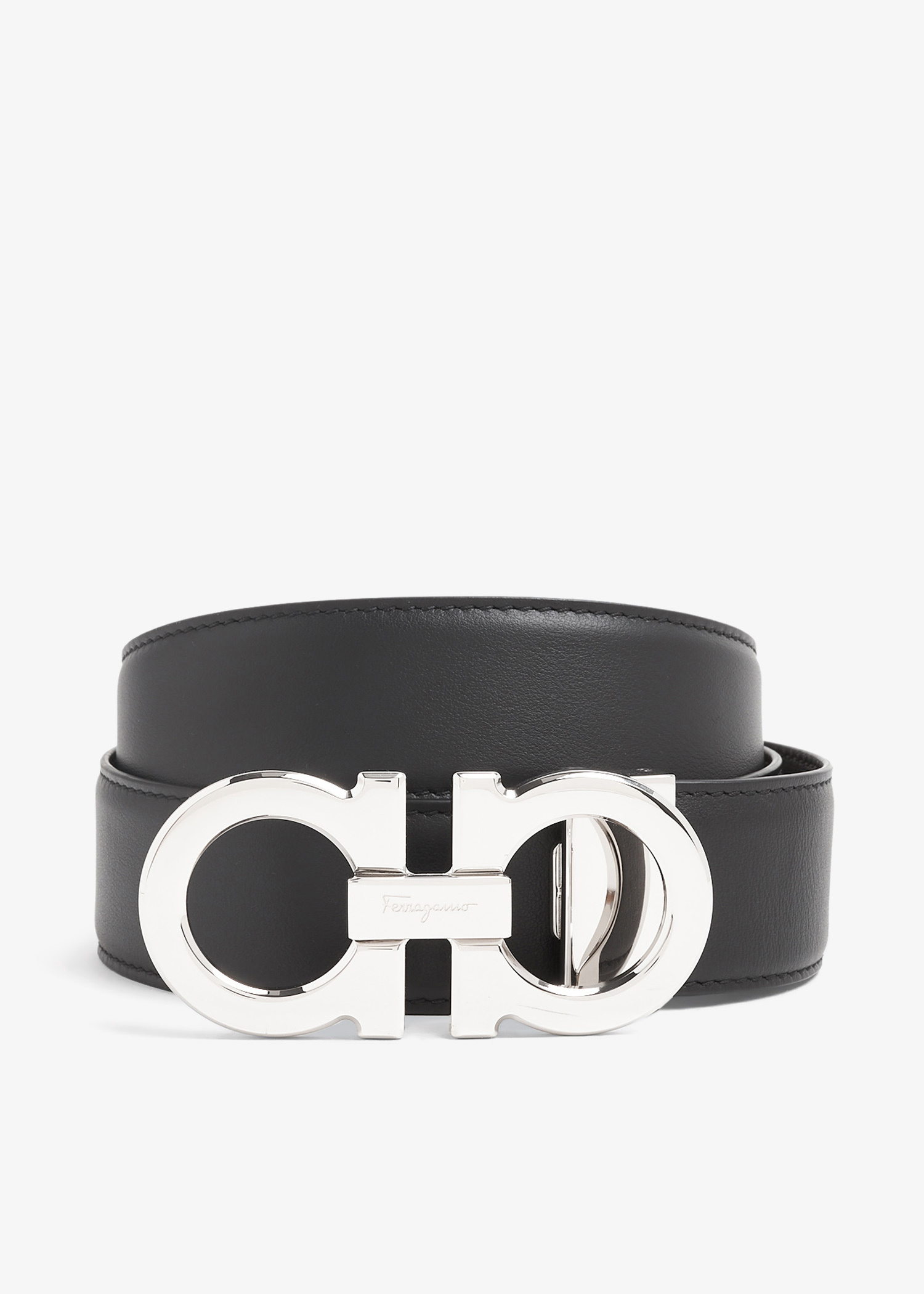 Ferragamo Reversible Gancini belt for Men - Black in KSA | Level Shoes