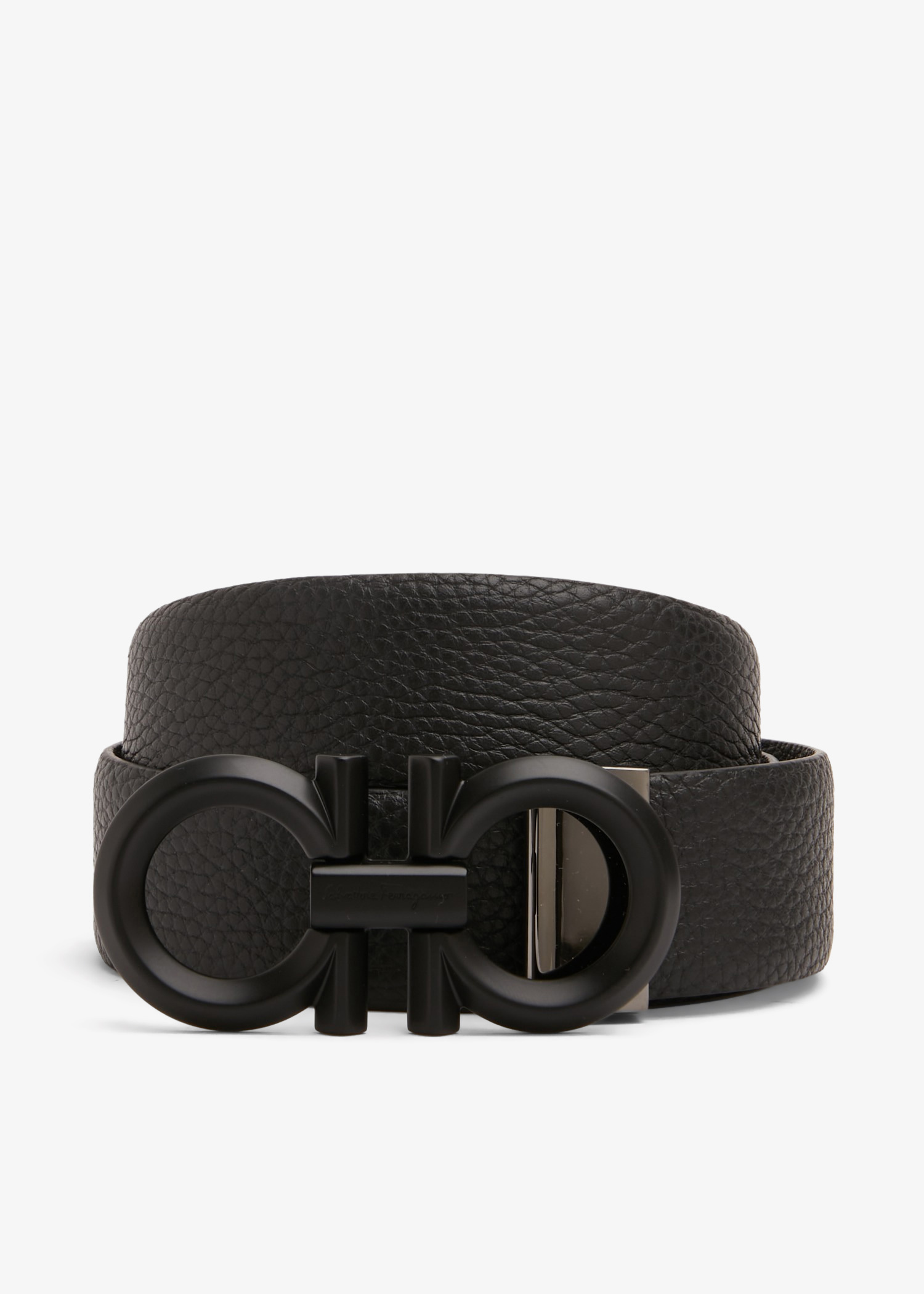 Ferragamo Reversible Gancini belt for Men - Black in UAE | Level Shoes