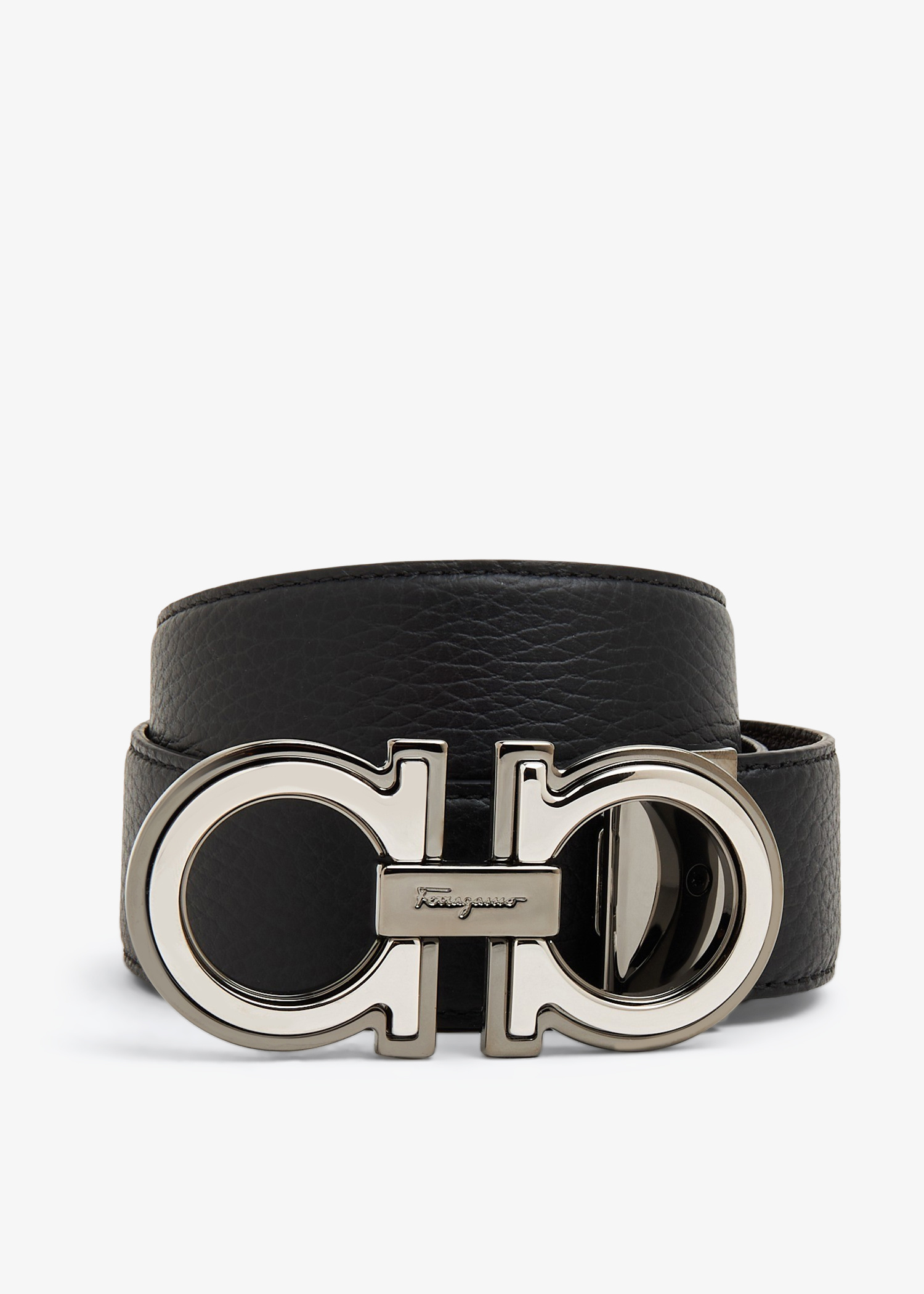 【関税・送料込み】FERRAGAMO BELTS BLACK LEATHER GANCINI BELT Ferragamo Reversible Gancini belt for Men - Black in USA