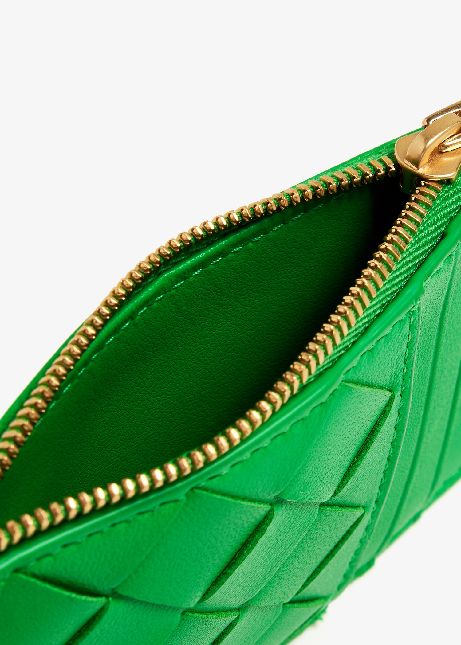 Bottega Veneta Zipped card case for Women - Green in USA