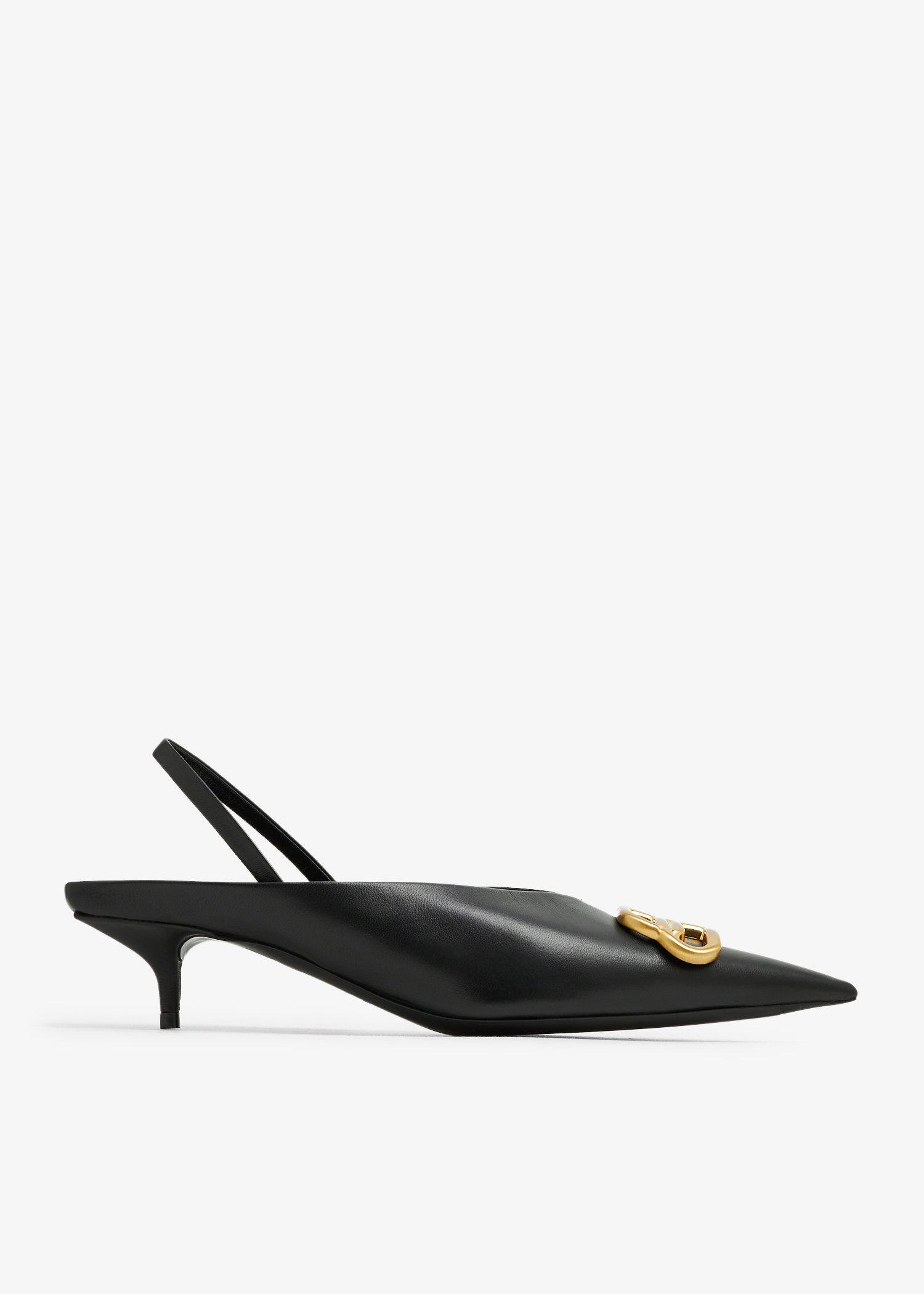 Balenciaga BB Square Knife slingback pumps for Women - Black