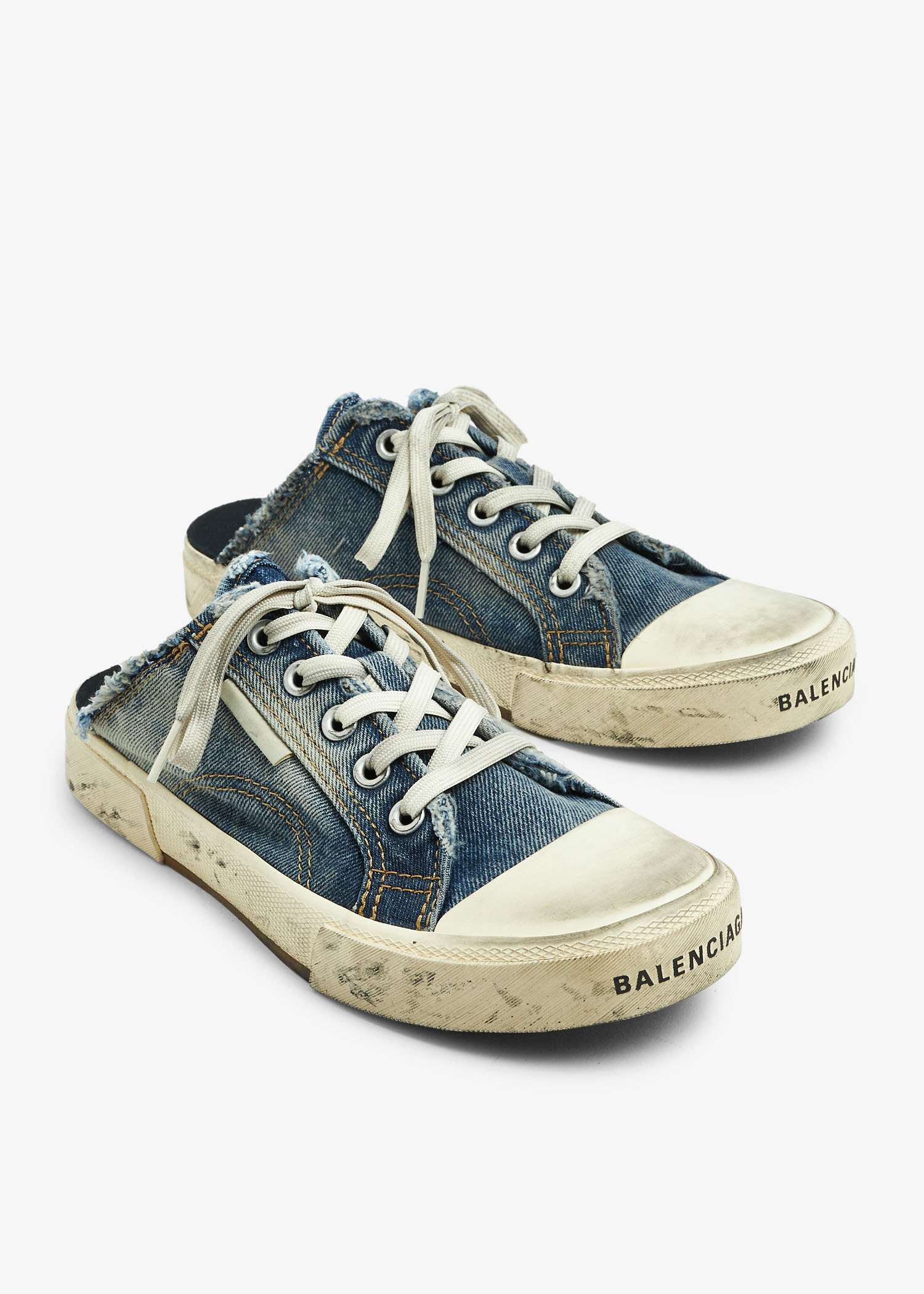 Balenciaga Paris mule sneakers for Women - Blue in Oman | Level Shoes