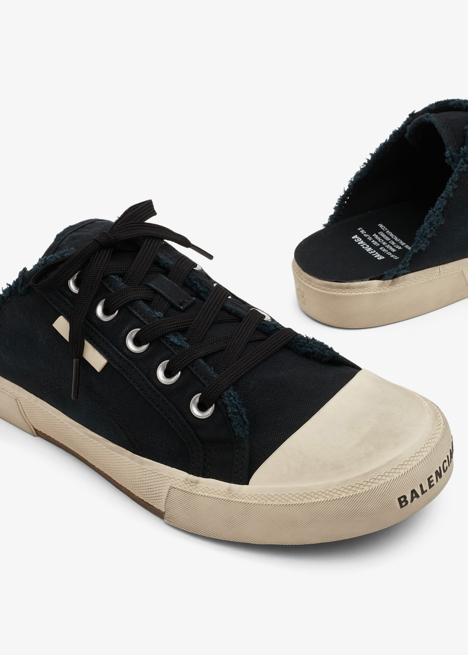 Balenciaga Paris mule sneakers for Men - Black in USA | Level Shoes