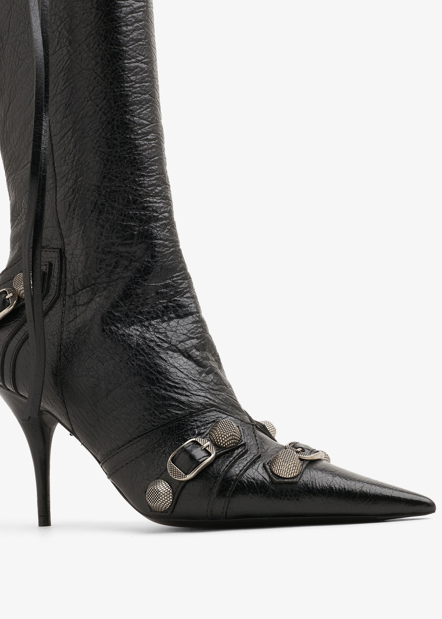 最終値下げ　約30万購入　BALENCIAGA CAGOLE BOOTIE 37 Balenciaga Cagole 90 boots for Women - Black in UAE | Level