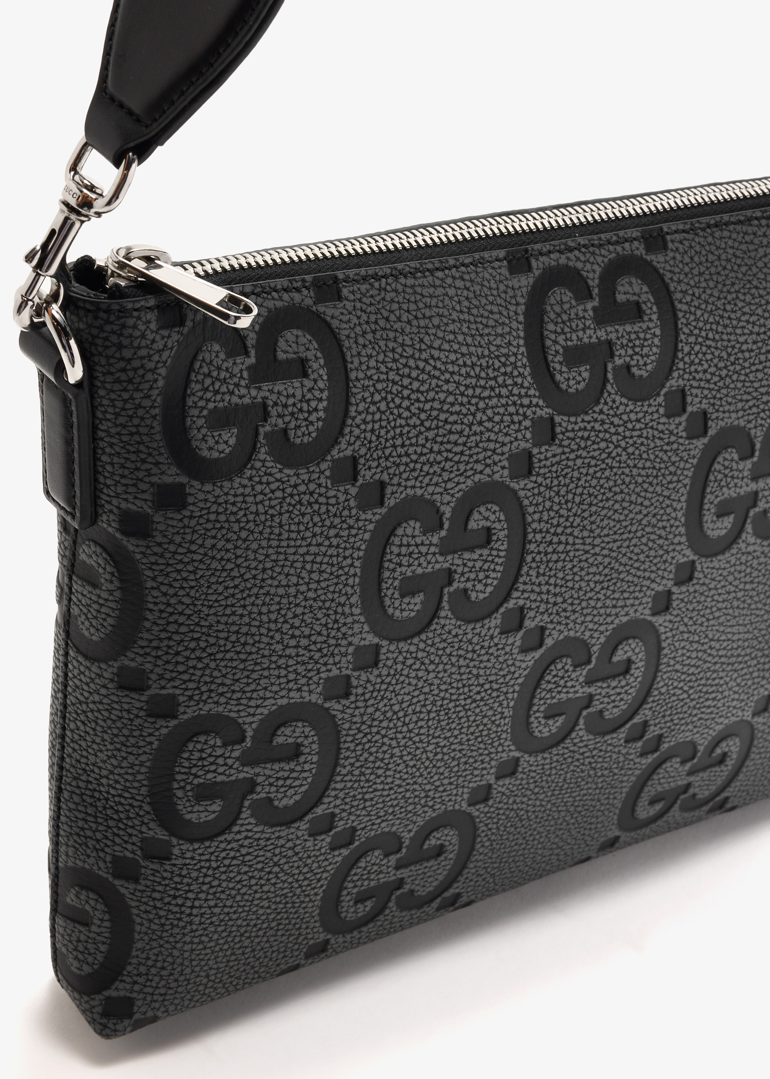 Gucci Jumbo GG medium messenger bag for Men - Grey in UAE