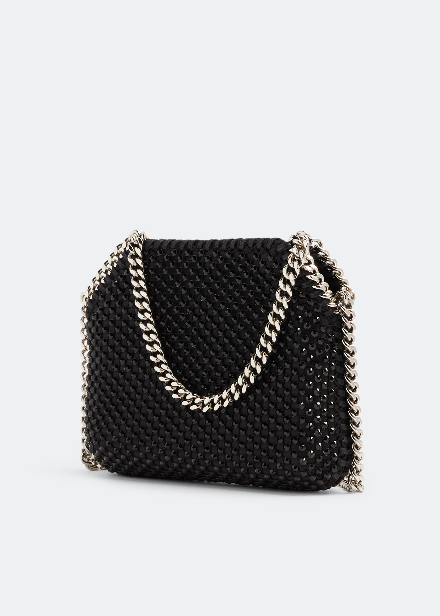 Stella McCartney Falabella crystal mesh mini tote bag for