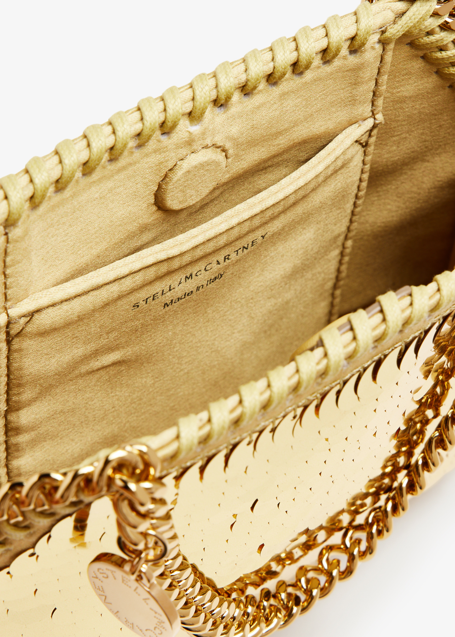 Stella McCartney Falabella mini tote bag for Women - Gold in