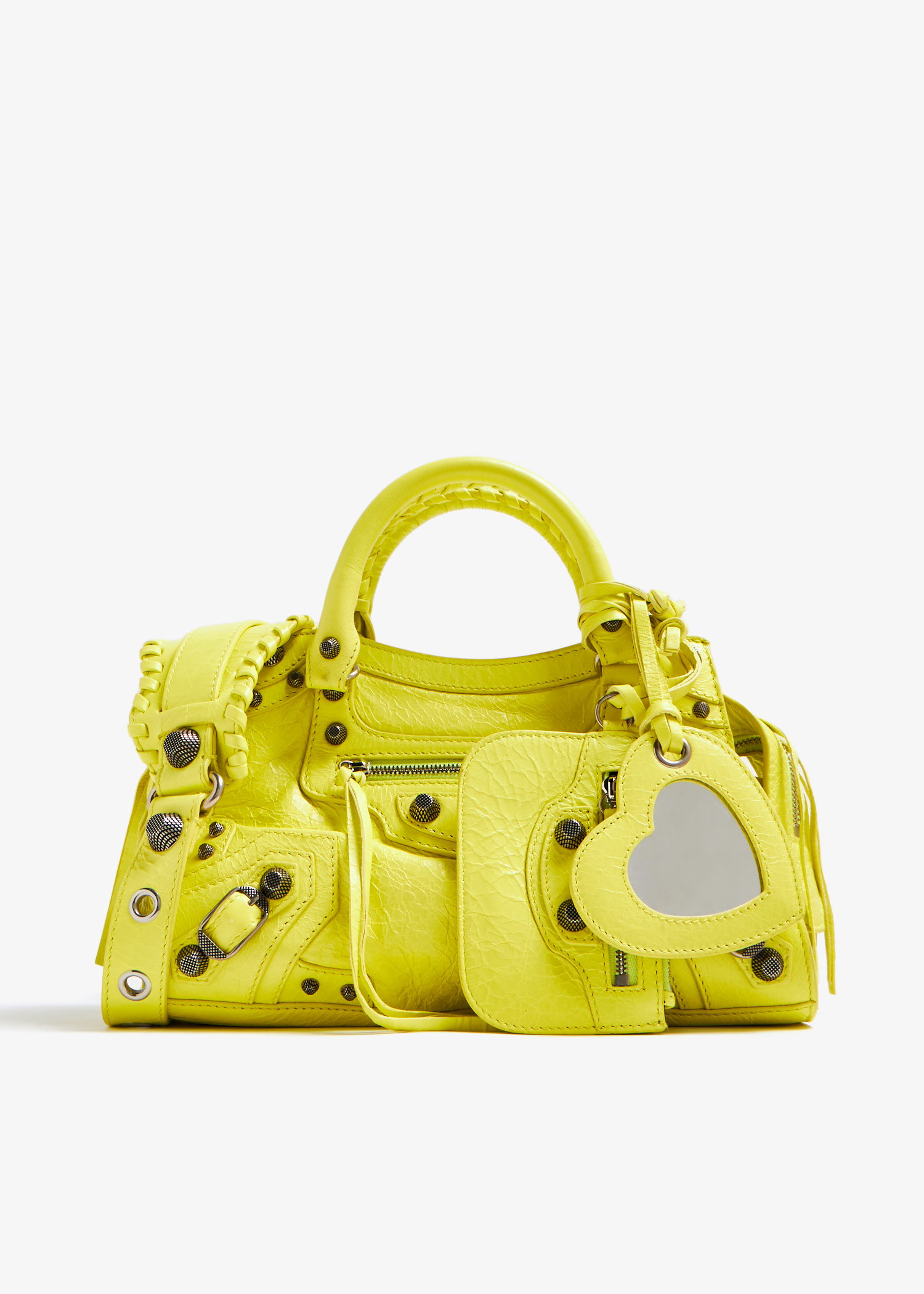 Balenciaga Neo Cagole新品未使用 Balenciaga Neo Cagole City Handbag – White Lambskin Leather