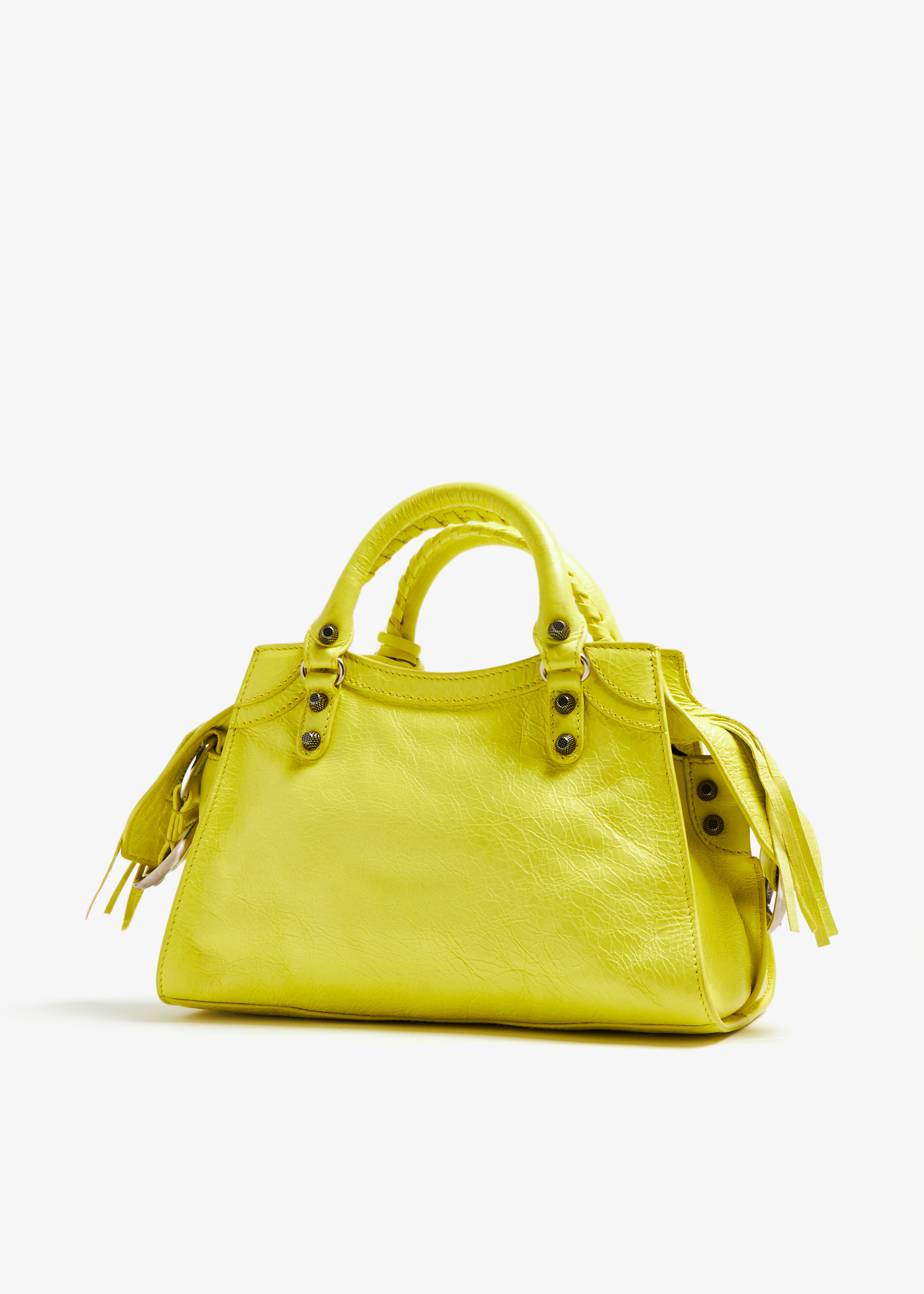 Balenciaga Neo Cagole XS top handle bag for Women - Yellow