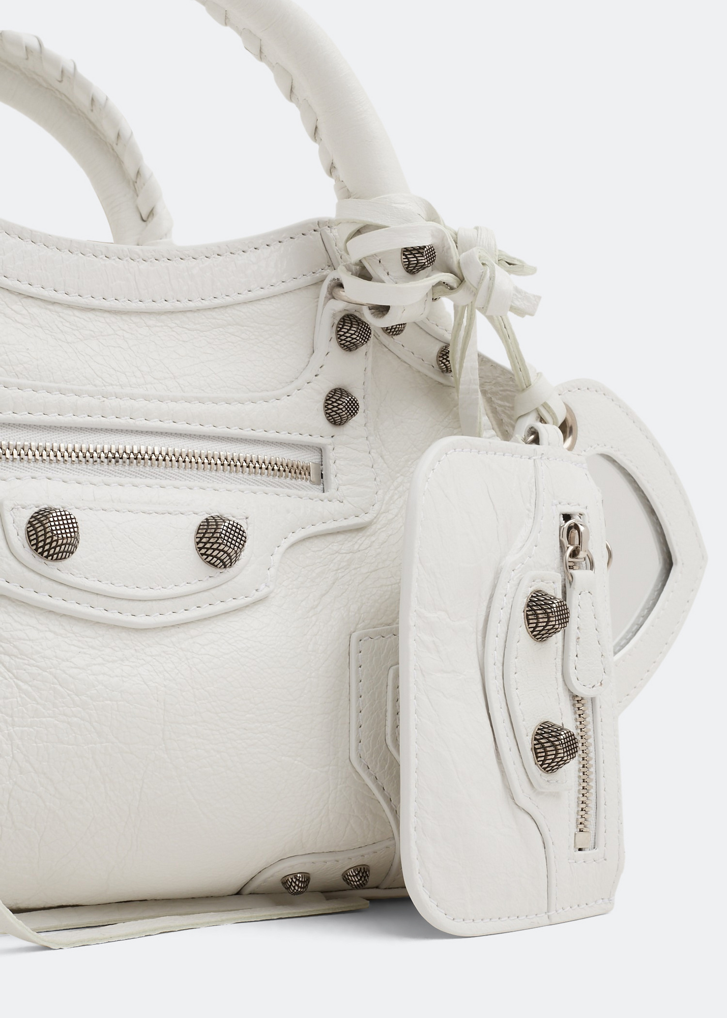 Balenciaga Neo Cagole XS top handle bag for Women - White in