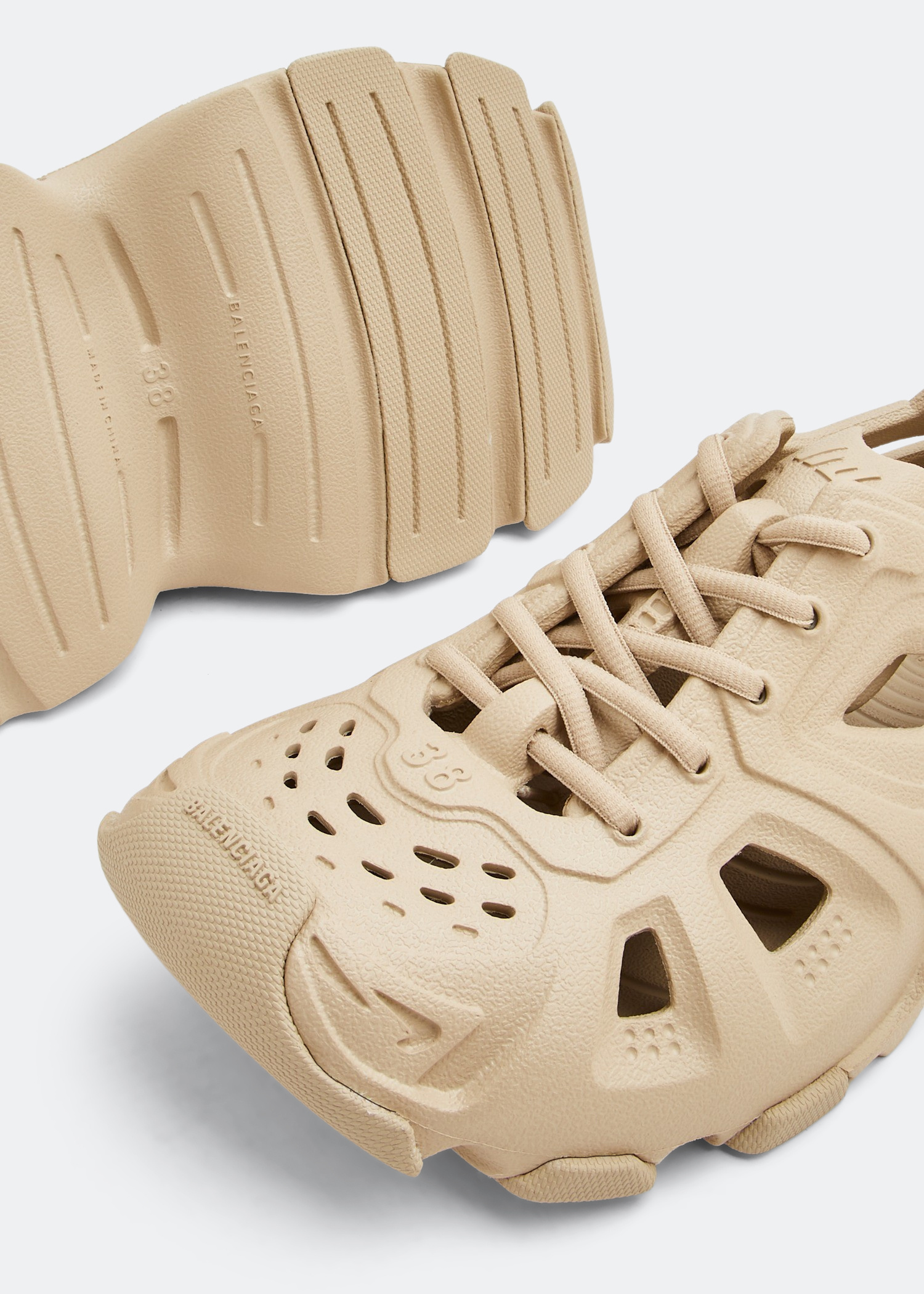 Balenciaga HD lace-up sneakers for Women - Beige in USA | Level Shoes