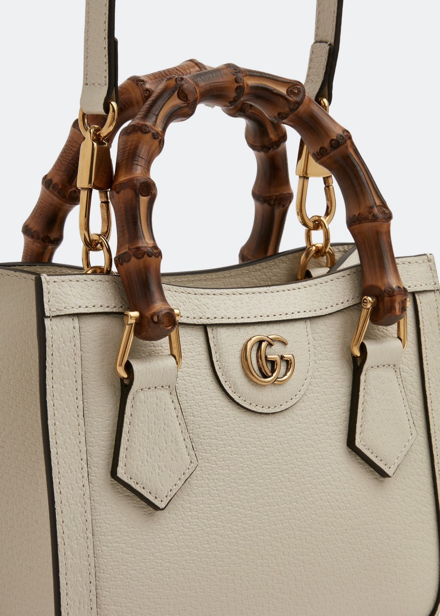 Gucci Diana mini tote bag for Women - White in UAE | Level Shoes