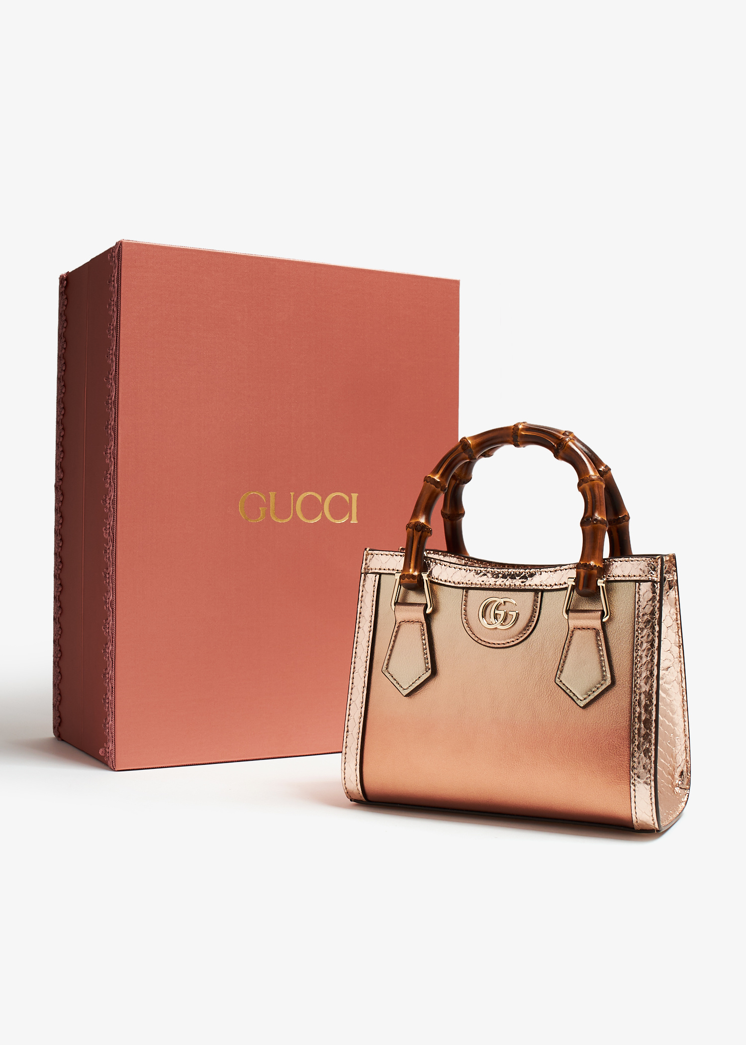 Gucci Diana mini tote bag for Women - Pink in UAE | Level Shoes