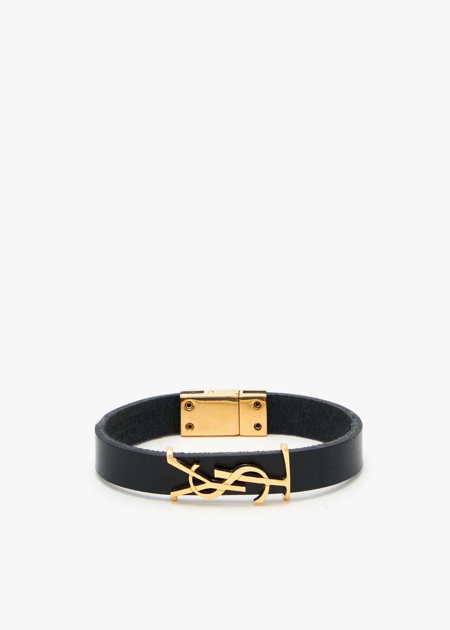 Saint Laurent Cassandre bracelet for Women - Black in UAE | Level
