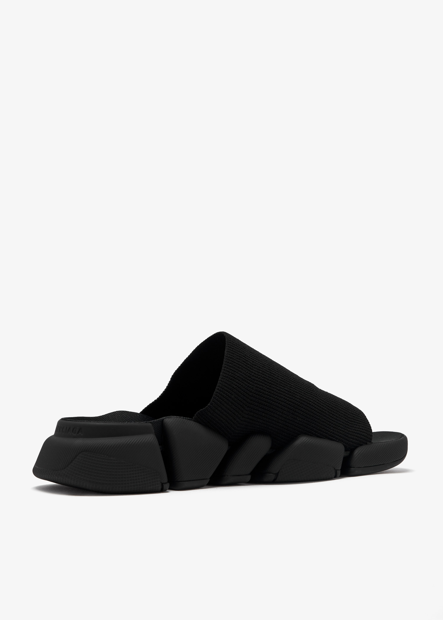 Balenciaga Speed 2.0 Slides Yellow Mens Balenciaga Speed Trainer 2.0 All Over Sneakers - Yellow  main image 2