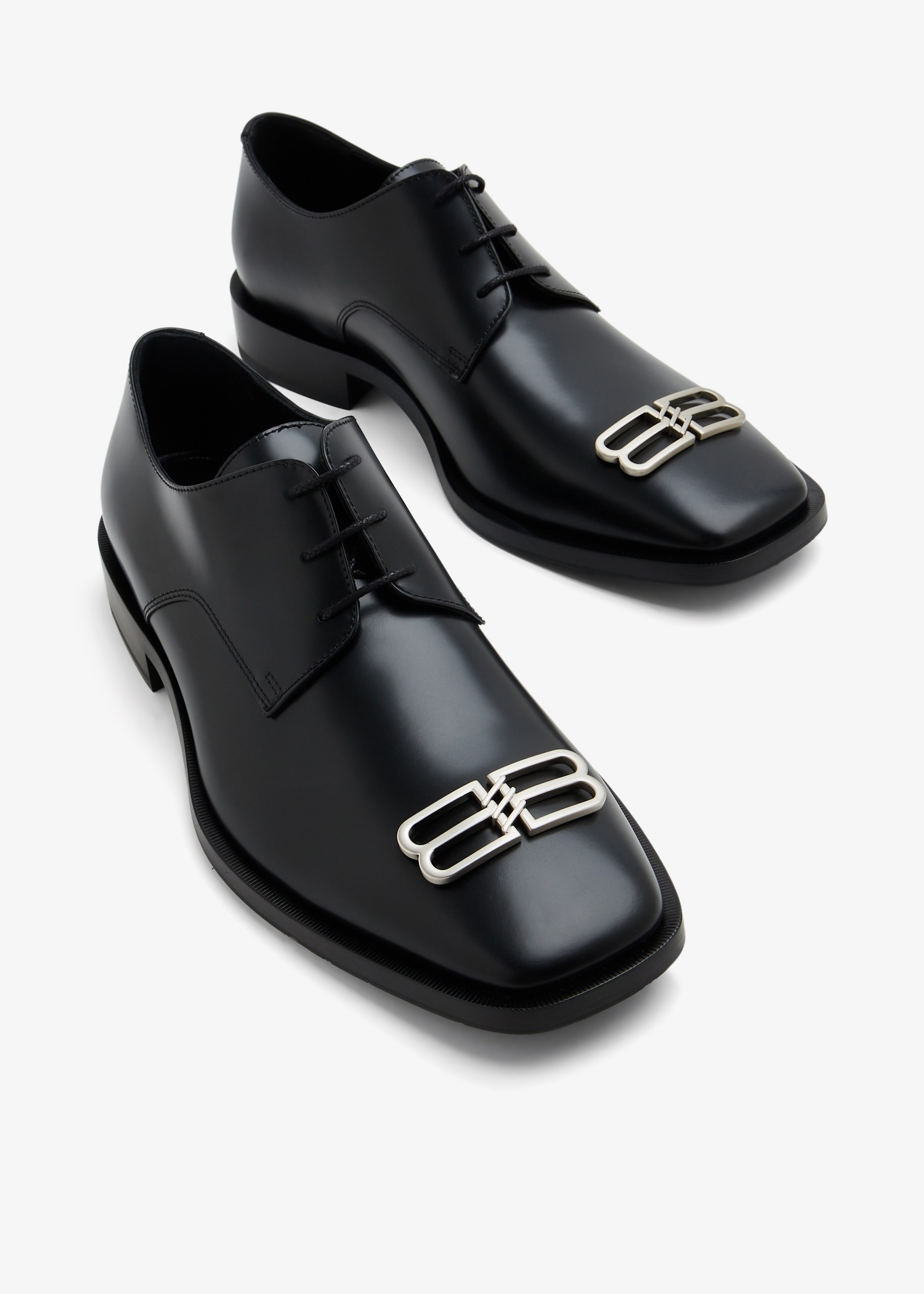★19AW Balenciaga BLOC RIM DERBY 41 シューズ Balenciaga Rim Derby shoes for Men - Black in USA | Level Shoes