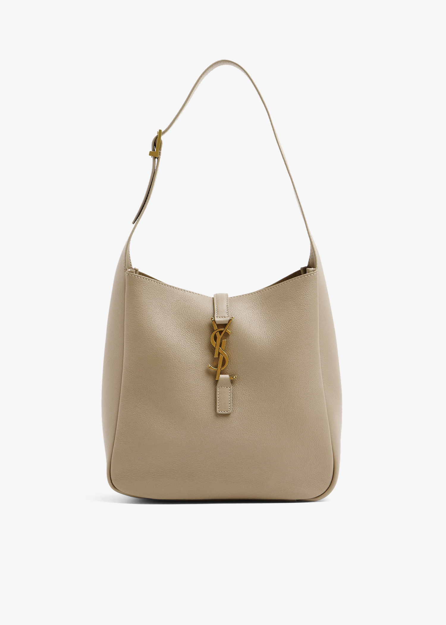 Saint Laurent Le 5 À 7 small supple bag for Women - Beige in