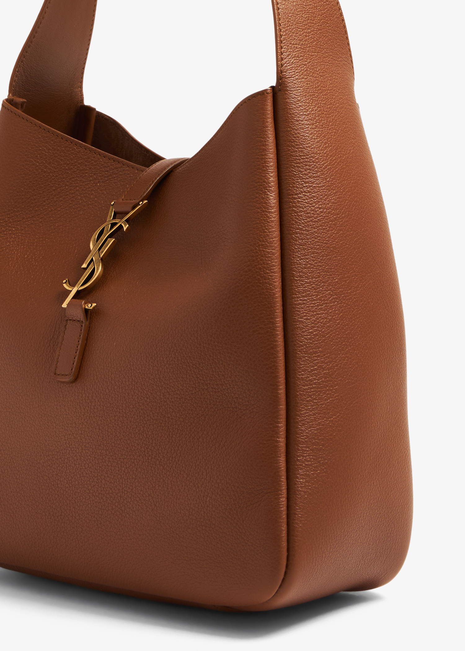 Saint Laurent Le 5 À 7 small supple bag for Women - Brown in