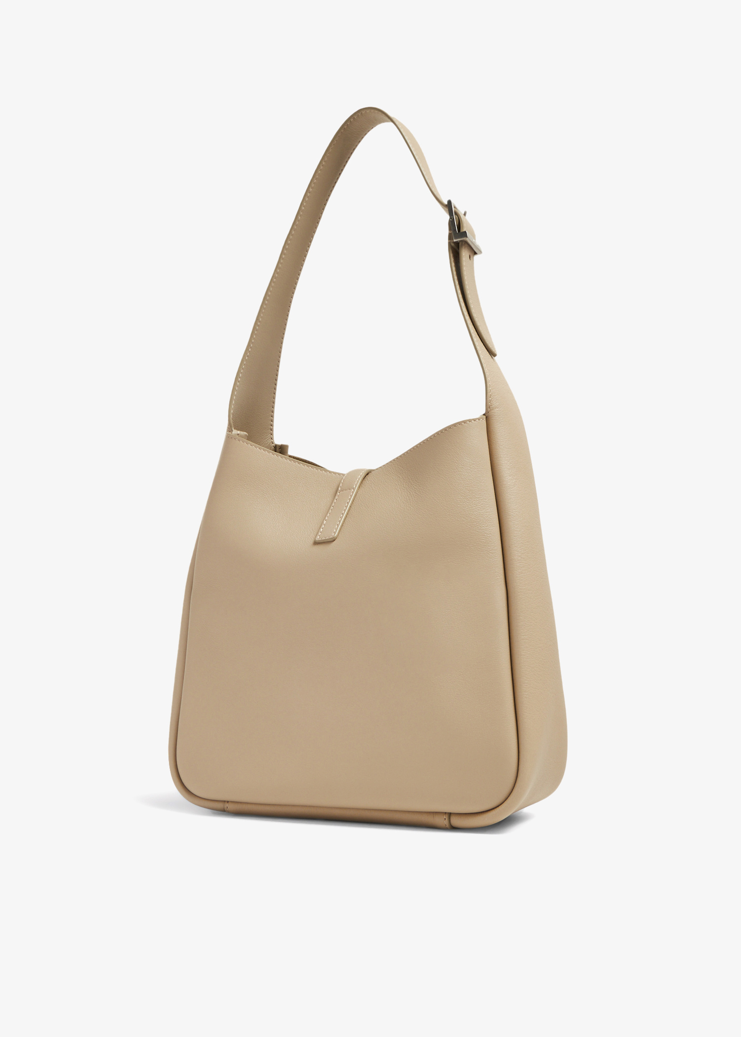 【SAINT LAURENT】le 5 a 7 supple baby スエードバッグ Saint Laurent Le 5 à 7 Supple Baby Bag in Silk Satin and