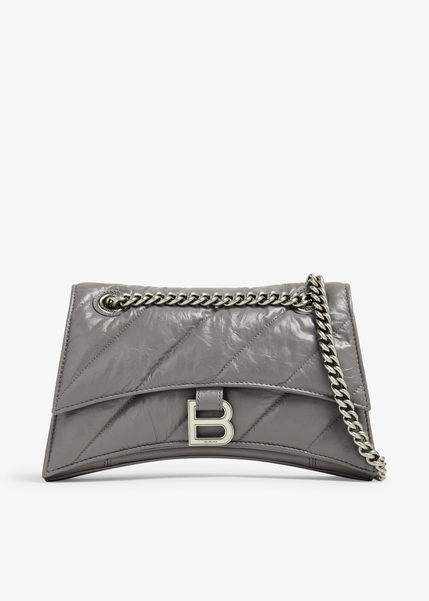 Balenciaga Crush small chain bag for Women - Grey in UAE