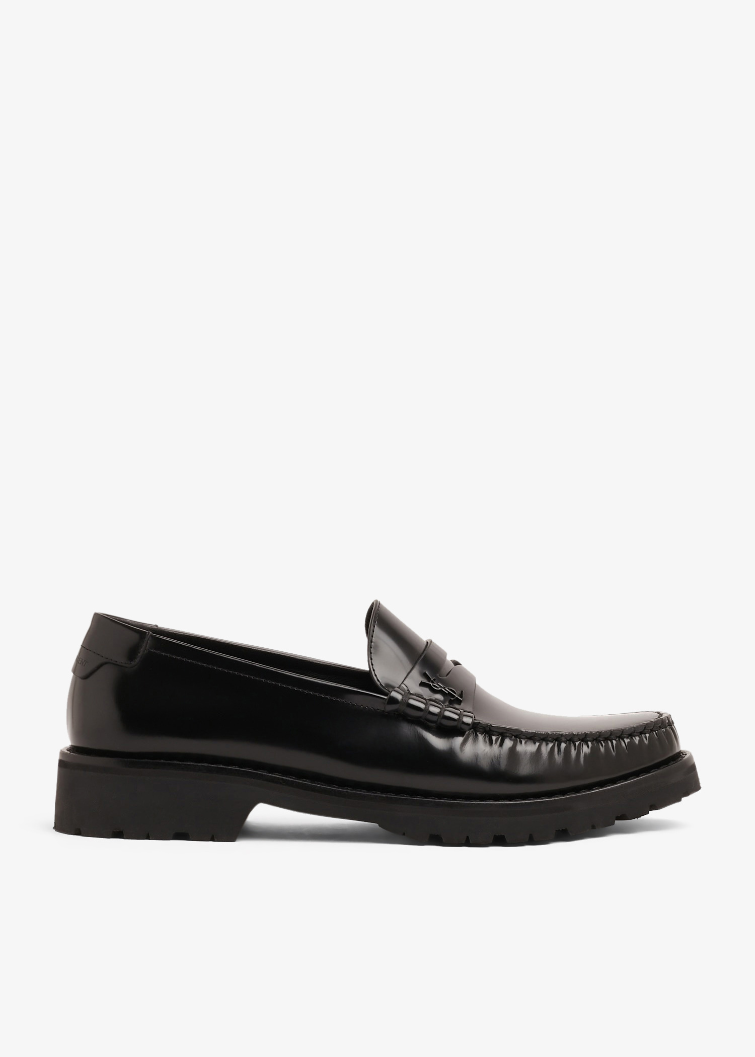 ローファー・オックスフォード SAINT LAURENT Woman Loafers Black 8192169QAB1 1000 Saint Laurent Le Monogram penny loafers for Women - Black in
