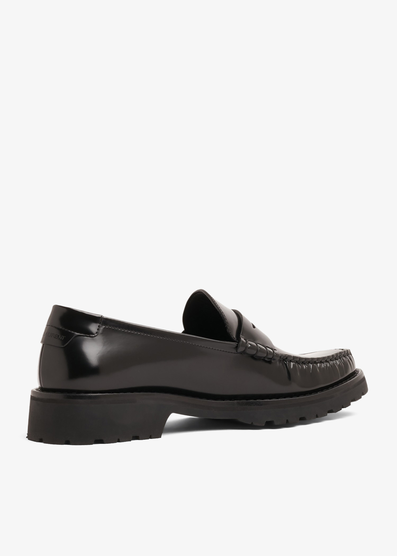 Saint Laurent☆le loafer chunky penny Le Loafer chunky penny slippers in glazed leather | Saint