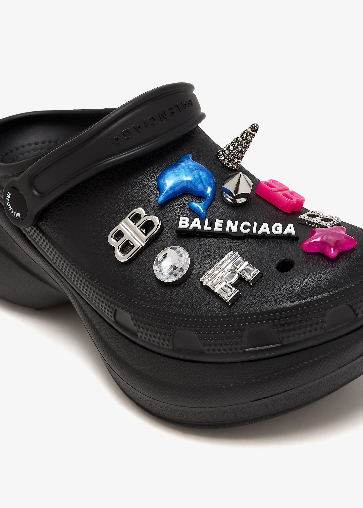Balenciaga x Crocs Jibbitz mules for Women - Black in USA