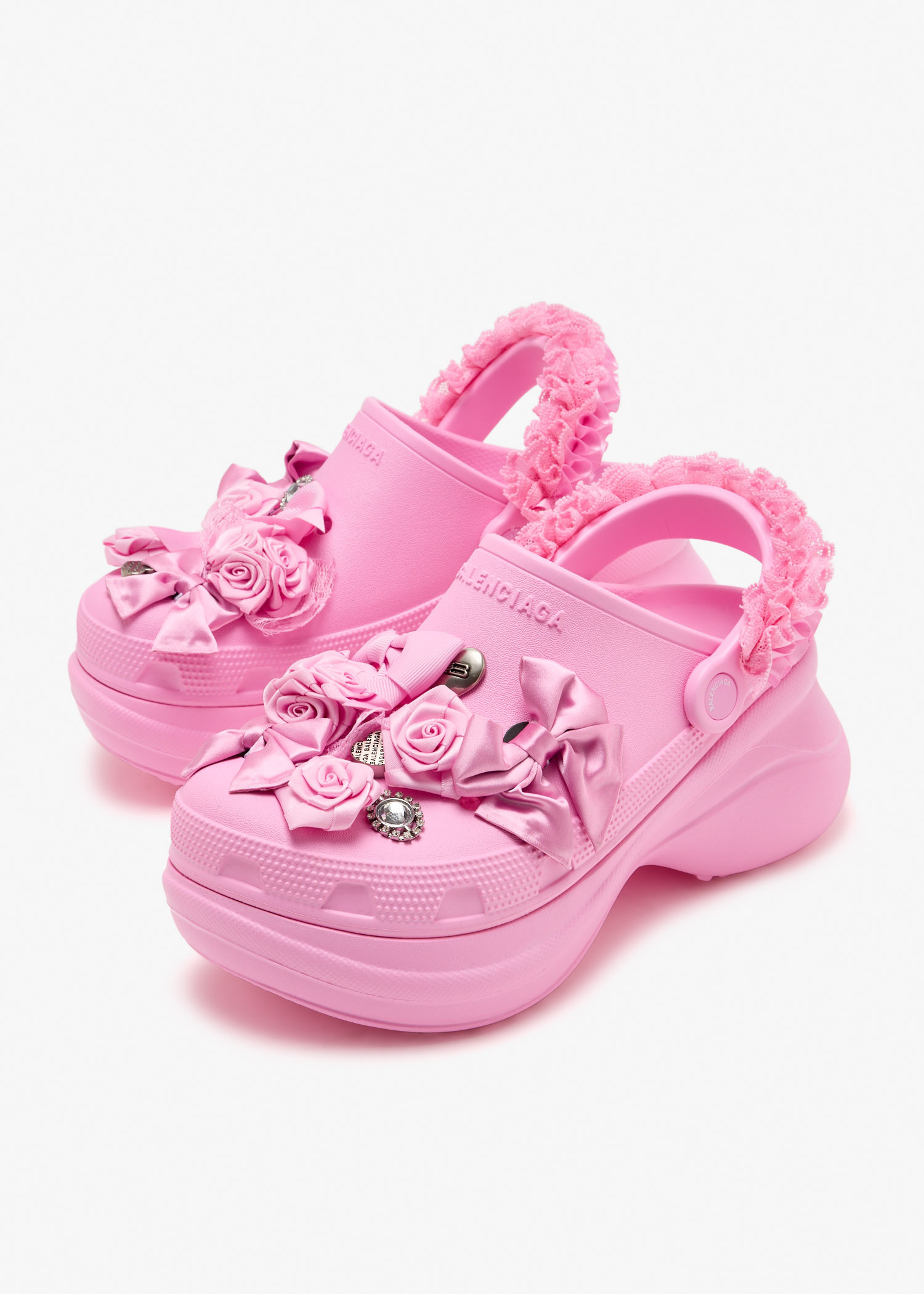 Balenciaga x Crocs™ Jibbitz™ mules for Women - Pink in UAE | Level