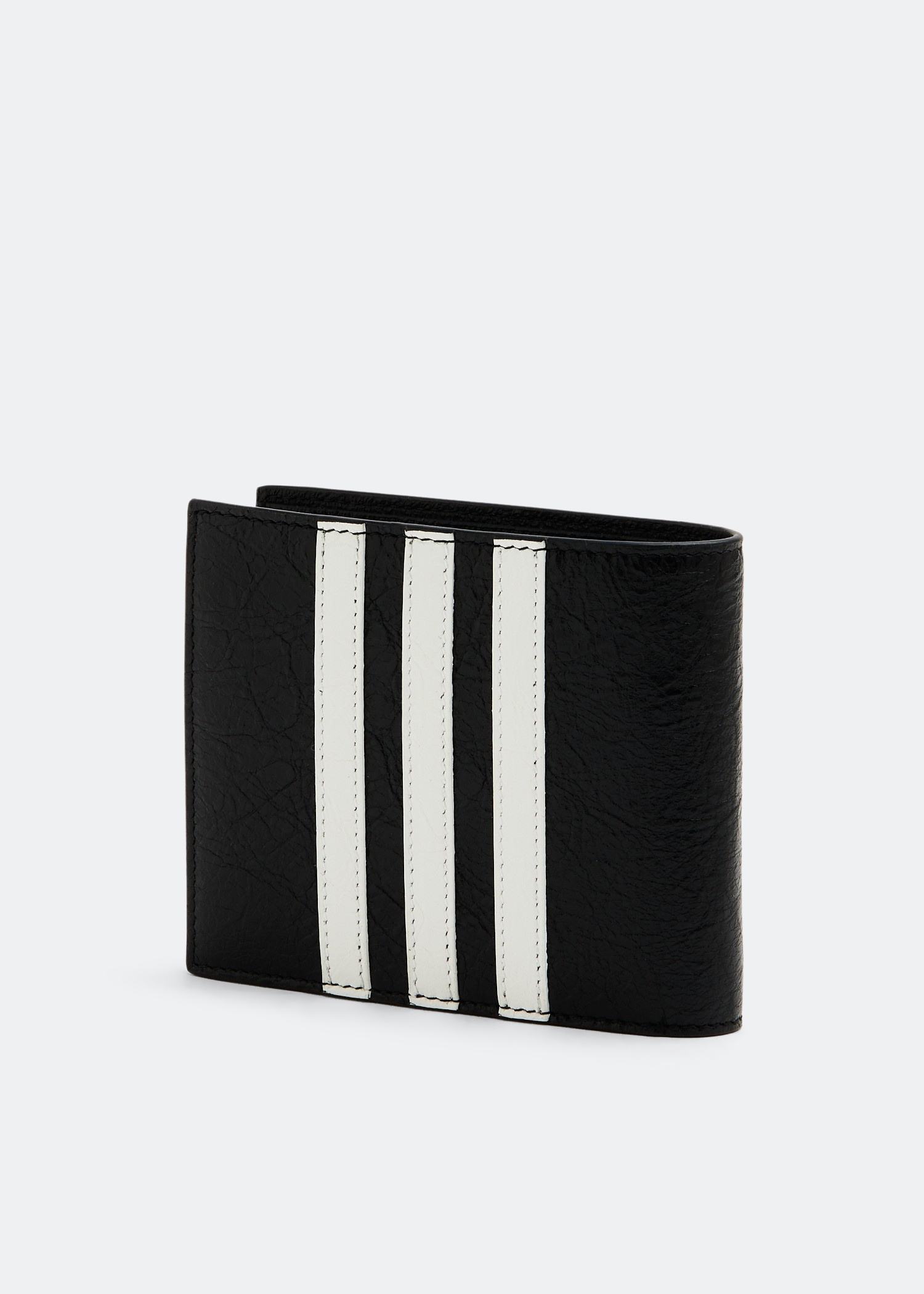 Balenciaga x adidas Square folded wallet for Men - Black in USA 