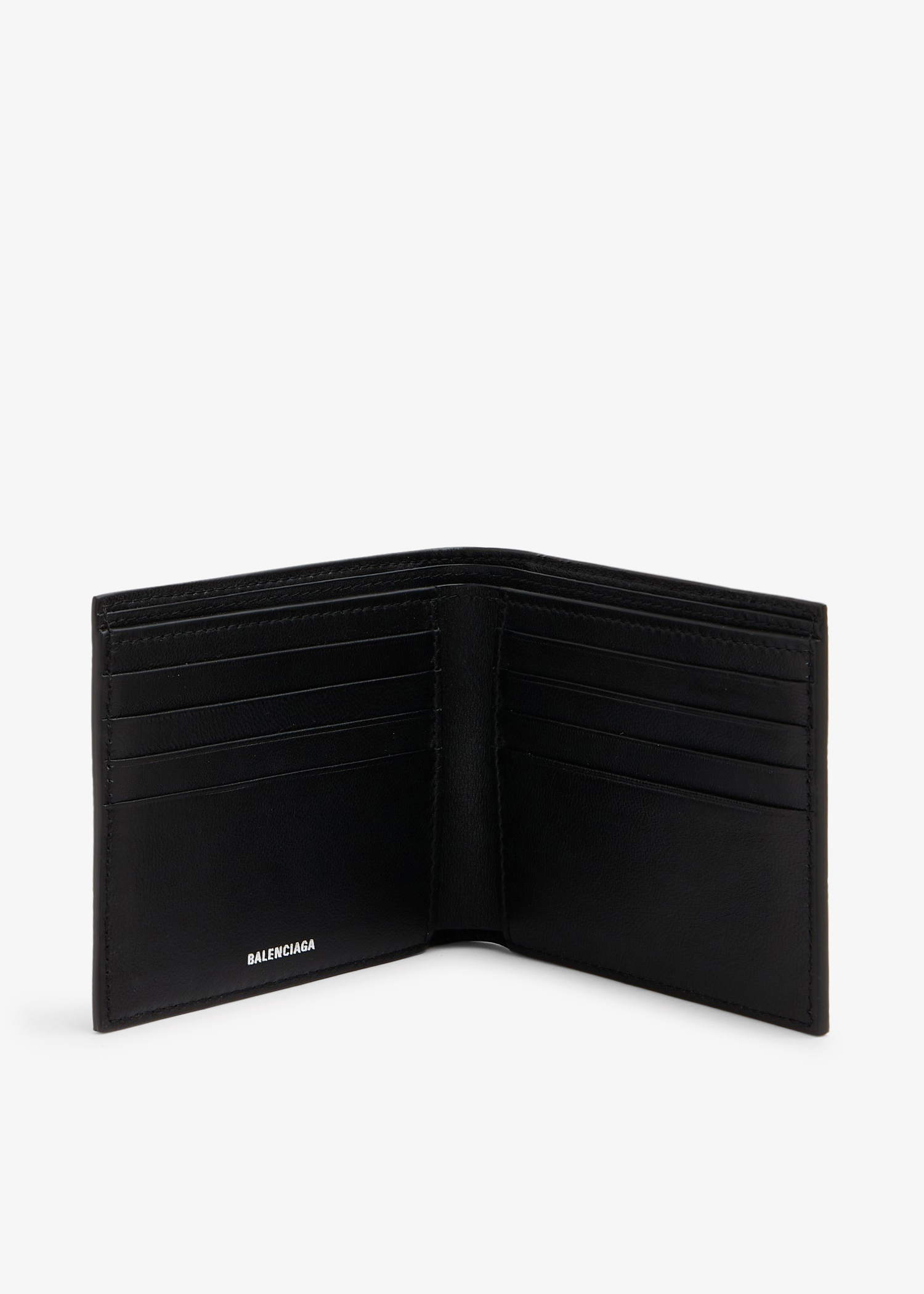 Balenciaga Cash square folded wallet for Men - Black in UAE
